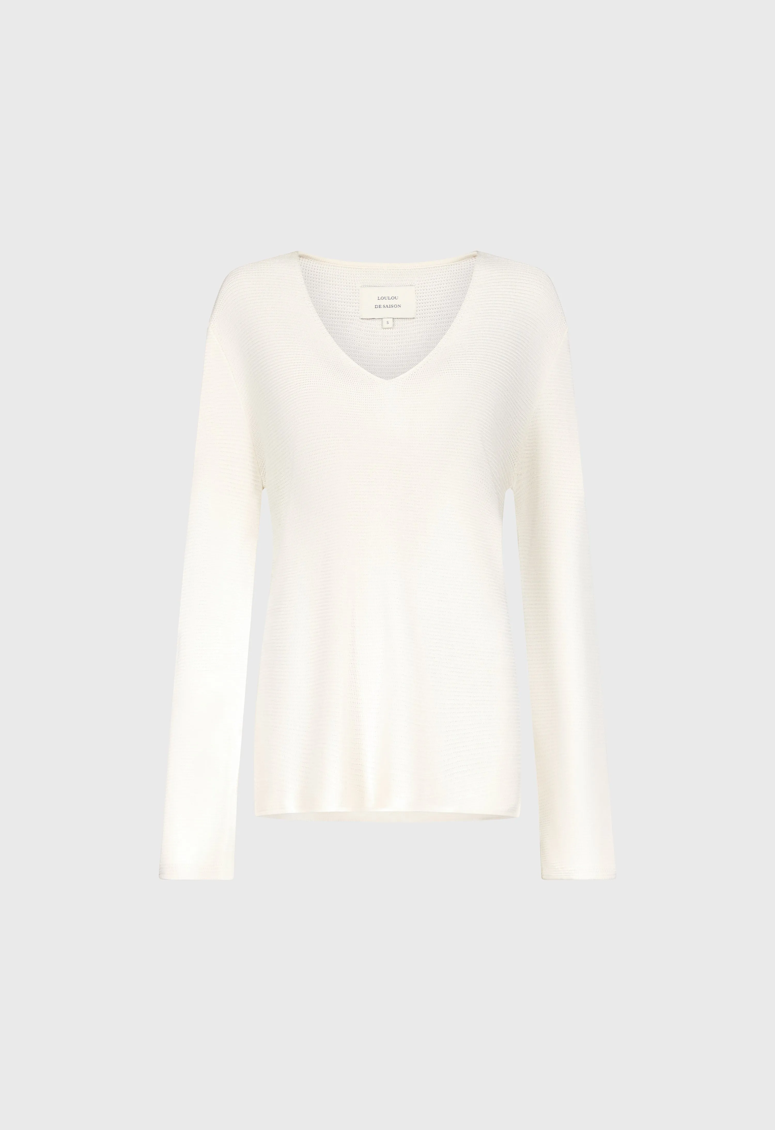 SAYA Knitted V neck sweater sold by Loulou De Saison product image thumbnail 2