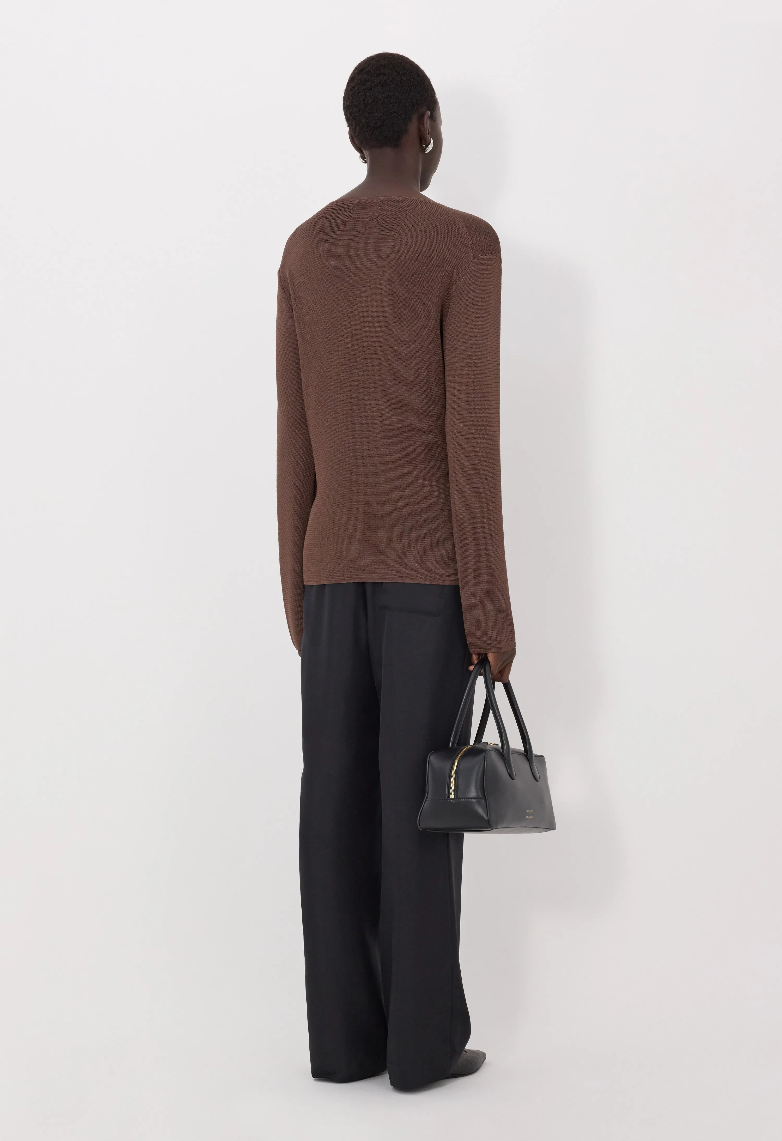 SAYA Knitted V neck sweater sold by Loulou De Saison product image thumbnail 5