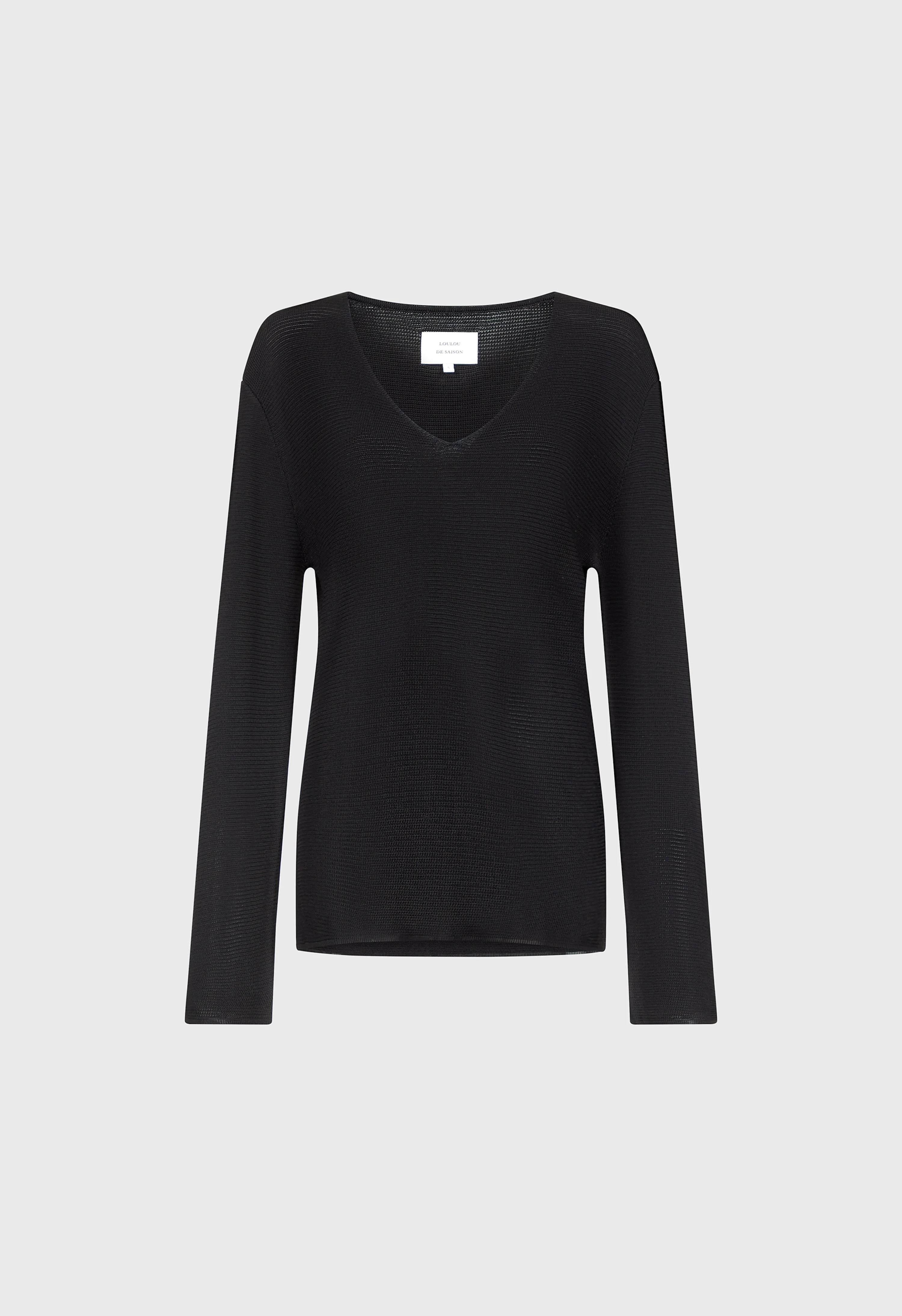 SAYA Knitted V neck sweater sold by Loulou De Saison product image thumbnail 2