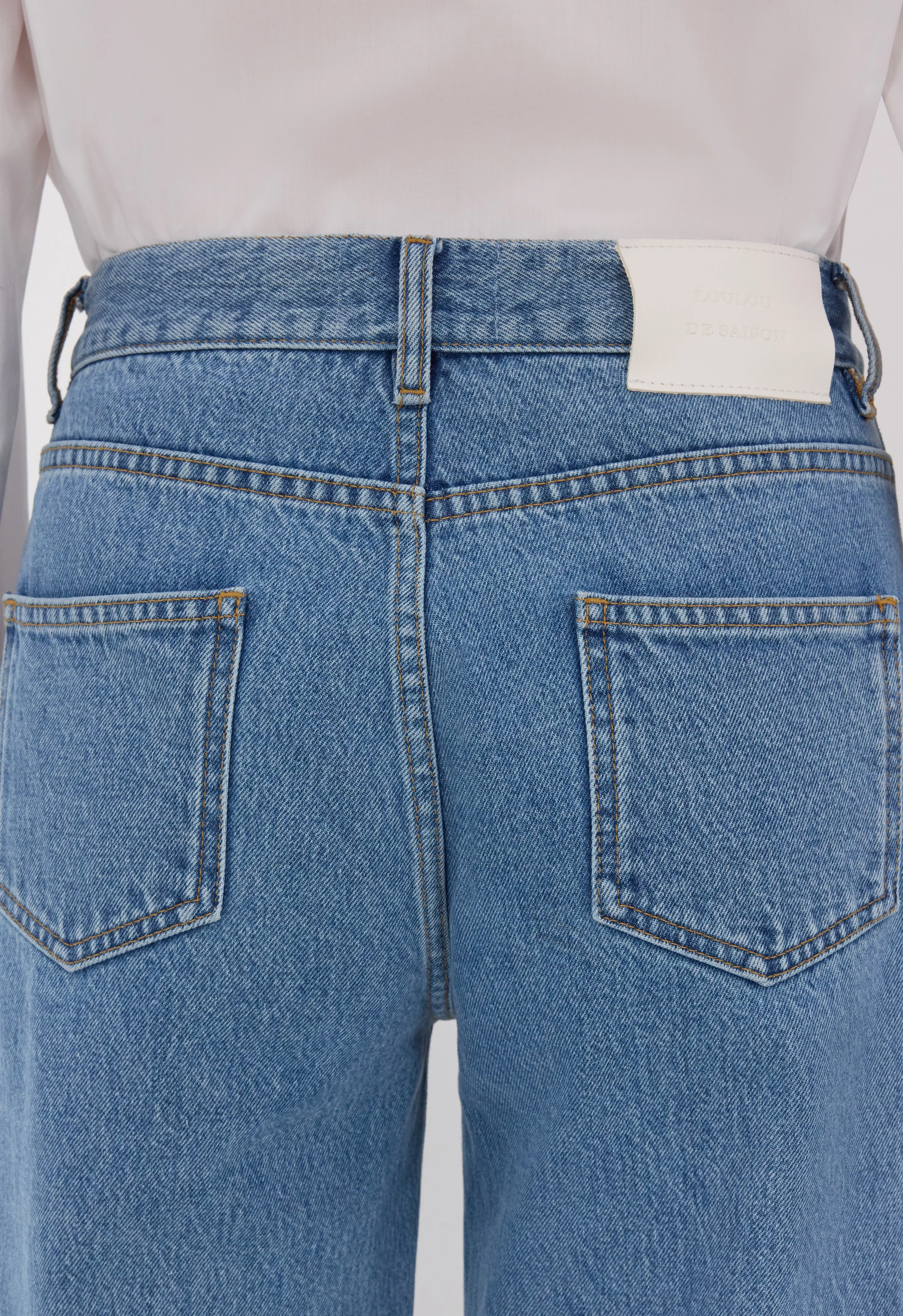 SAMUR LDS Organic denim boyfriend jeans sold by Loulou De Saison product image thumbnail 4