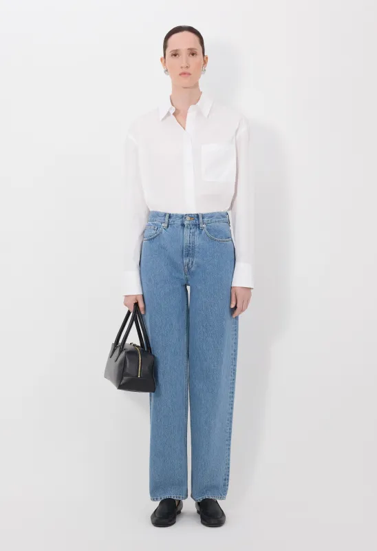 SAMUR LDS Organic denim boyfriend jeans made by Loulou De Saison