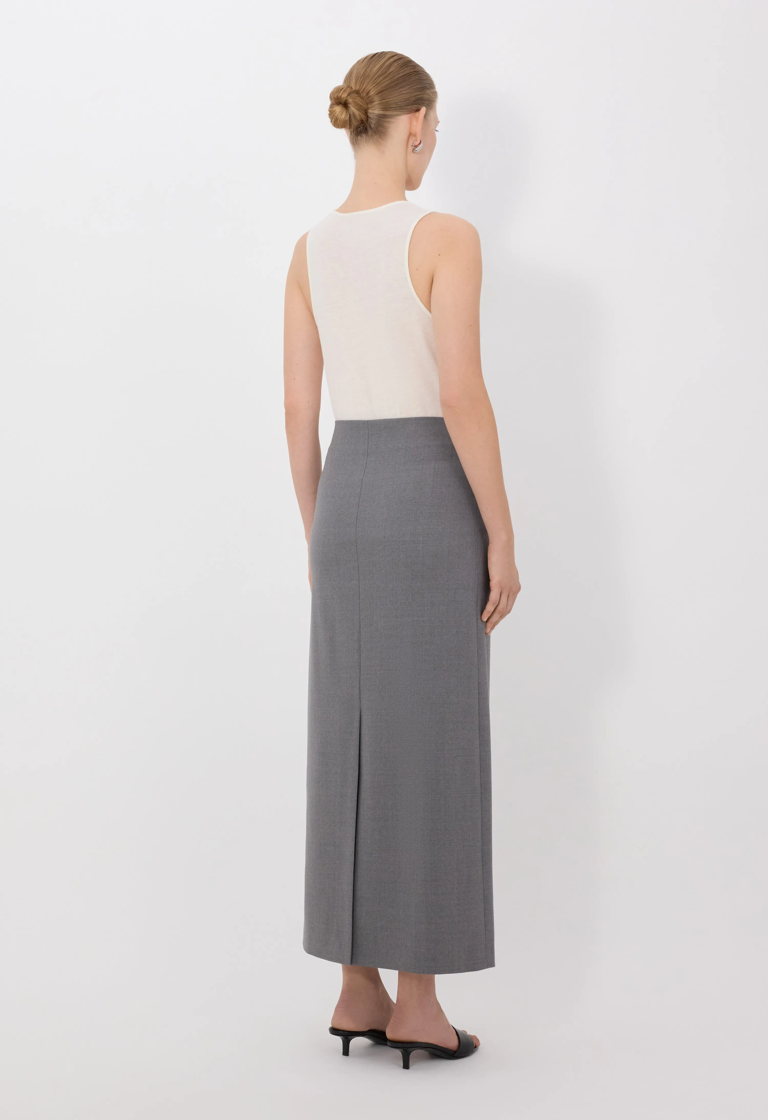 SAMOS LDS Grain de poudre long skirt sold by Loulou De Saison product image thumbnail 5