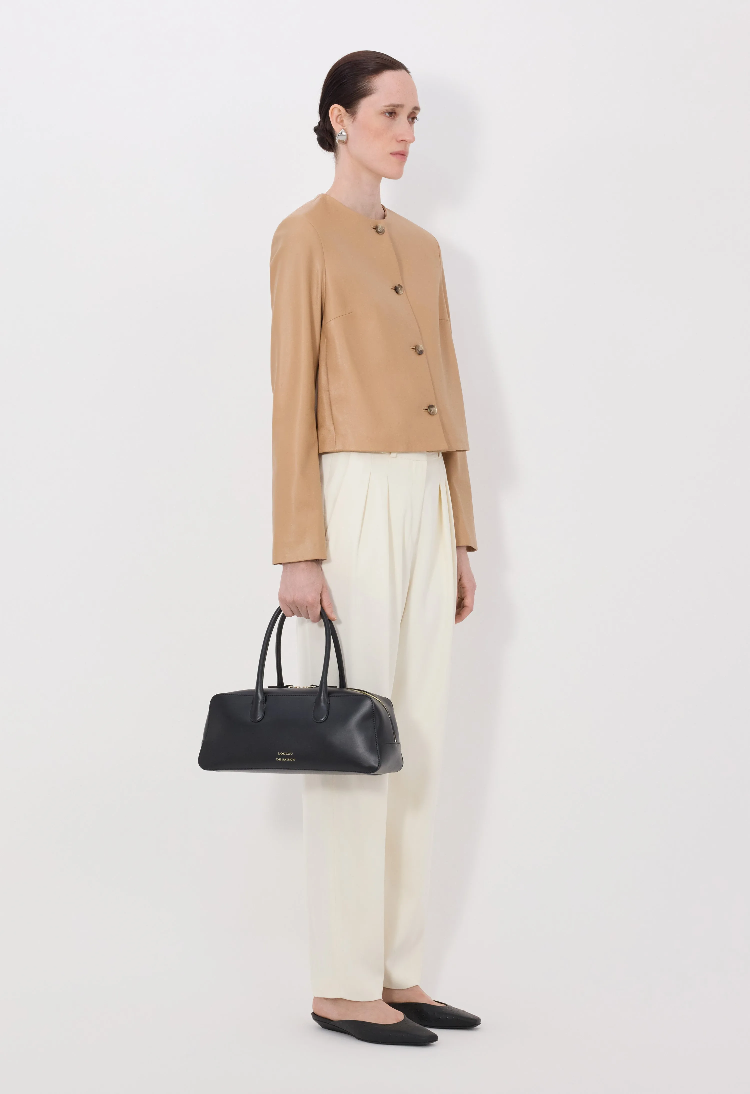 RAHO Plongé leather jacket sold by Loulou De Saison product image thumbnail 3