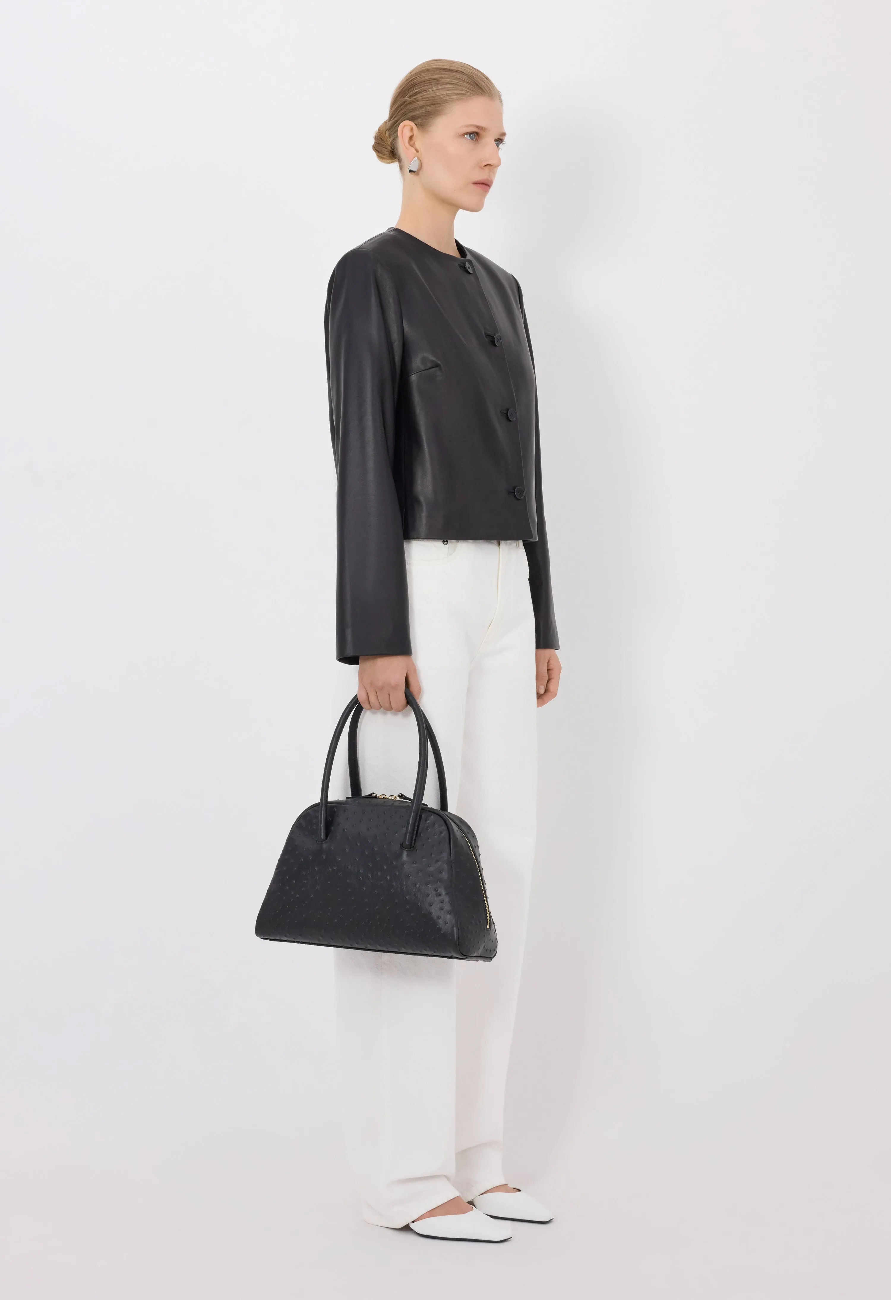 RAHO Plongé leather jacket sold by Loulou De Saison product image thumbnail 3