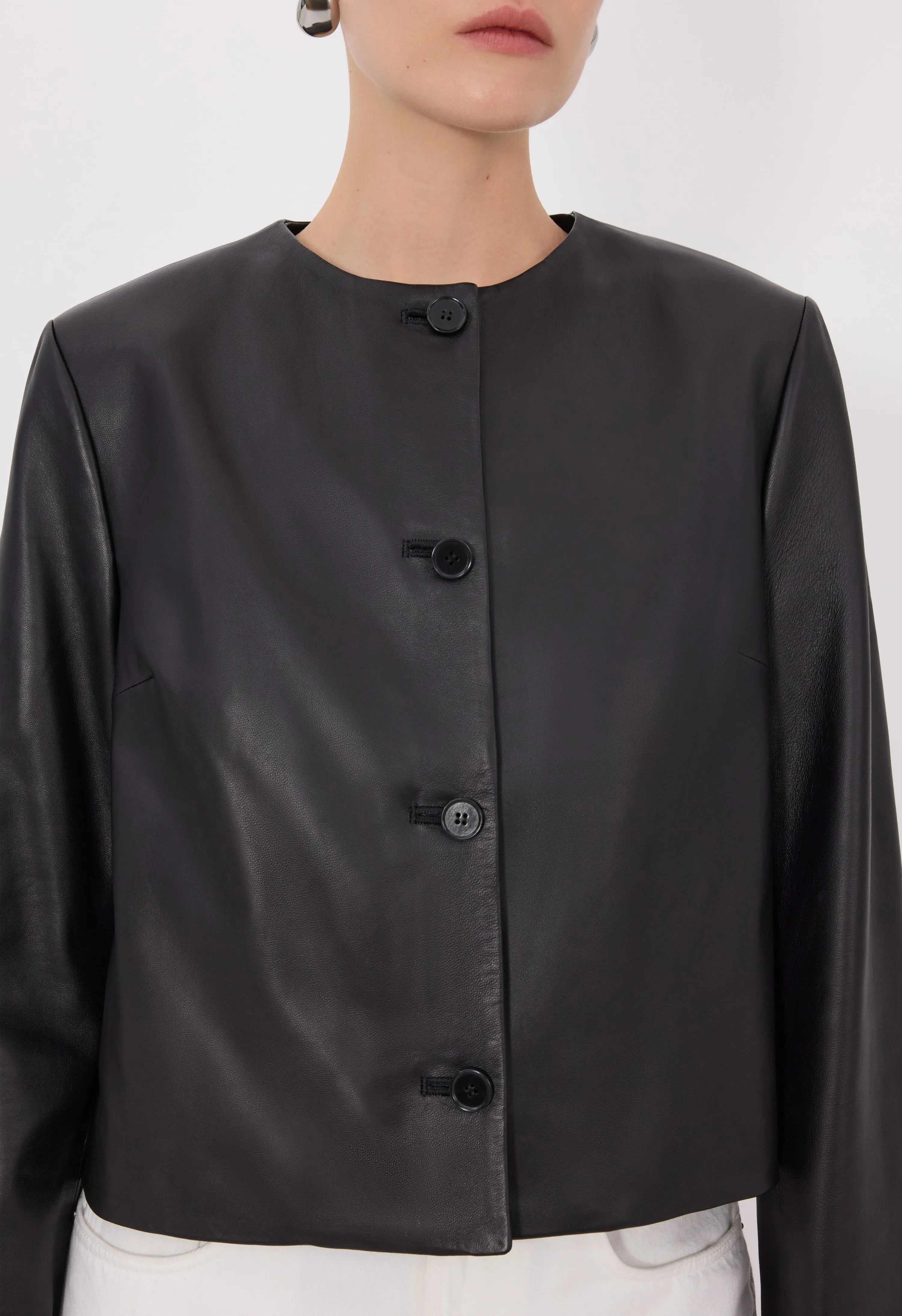 RAHO Plongé leather jacket sold by Loulou De Saison product image thumbnail 4