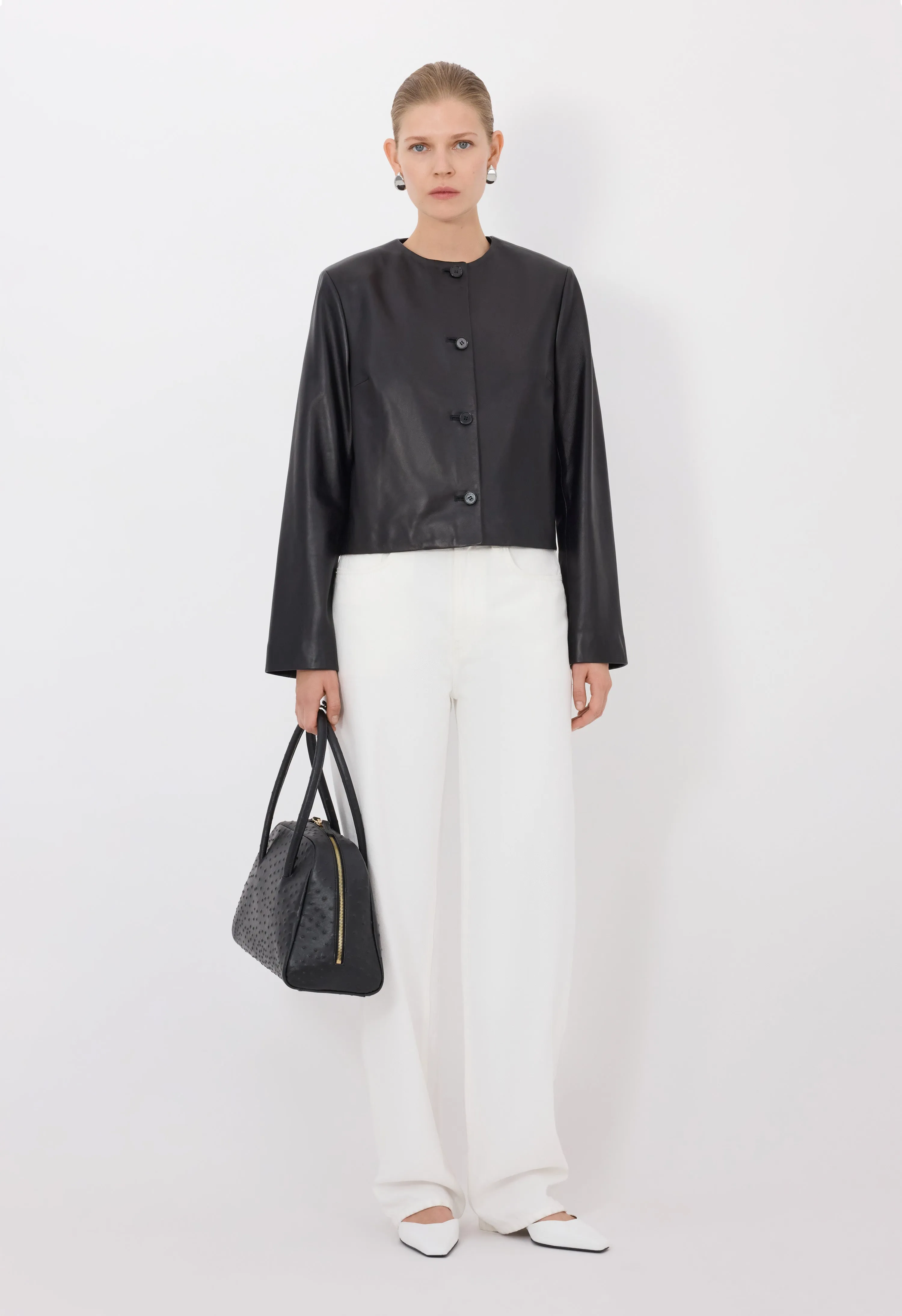 RAHO Plongé leather jacket sold by Loulou De Saison