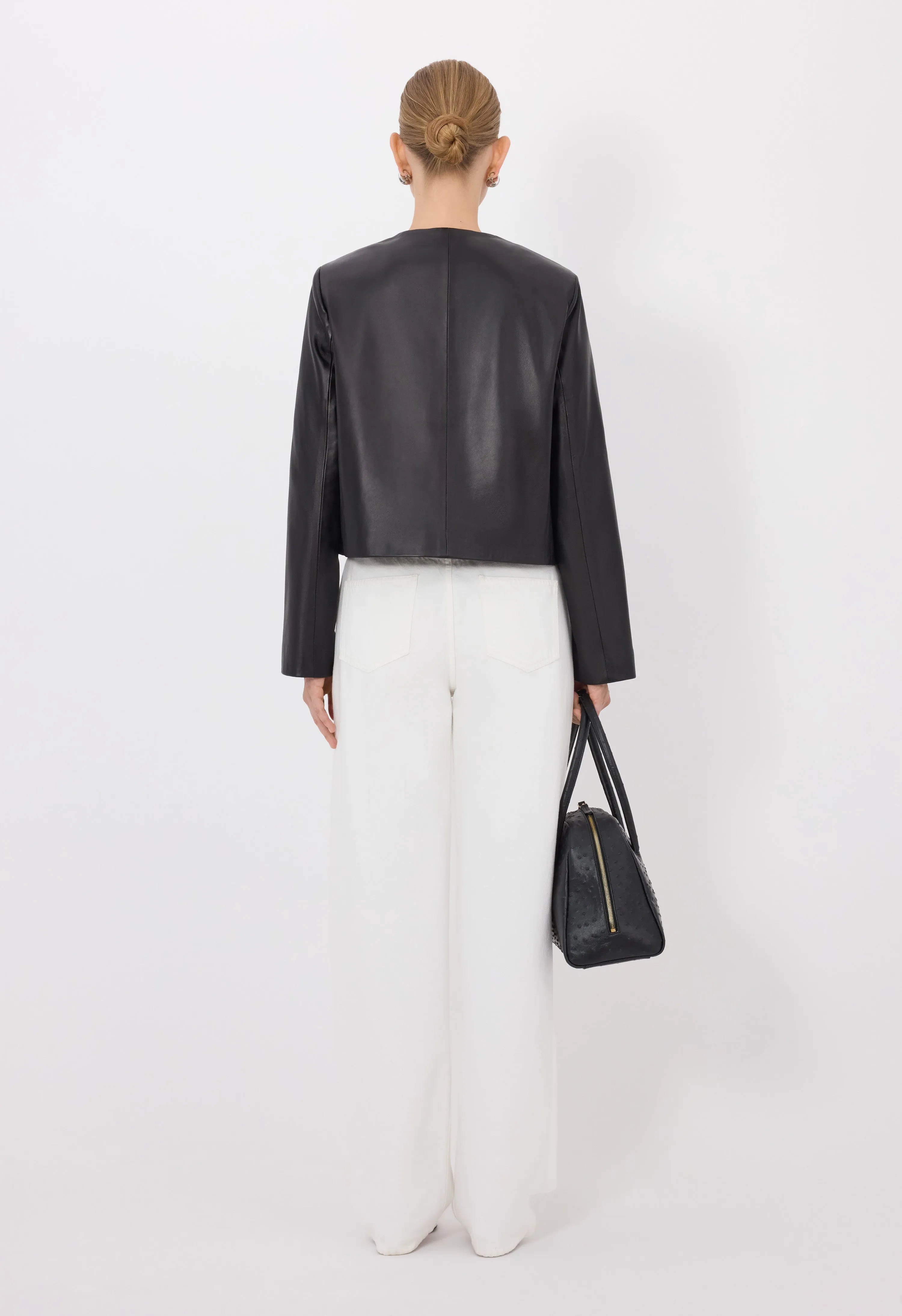 RAHO Plongé leather jacket sold by Loulou De Saison product image thumbnail 5