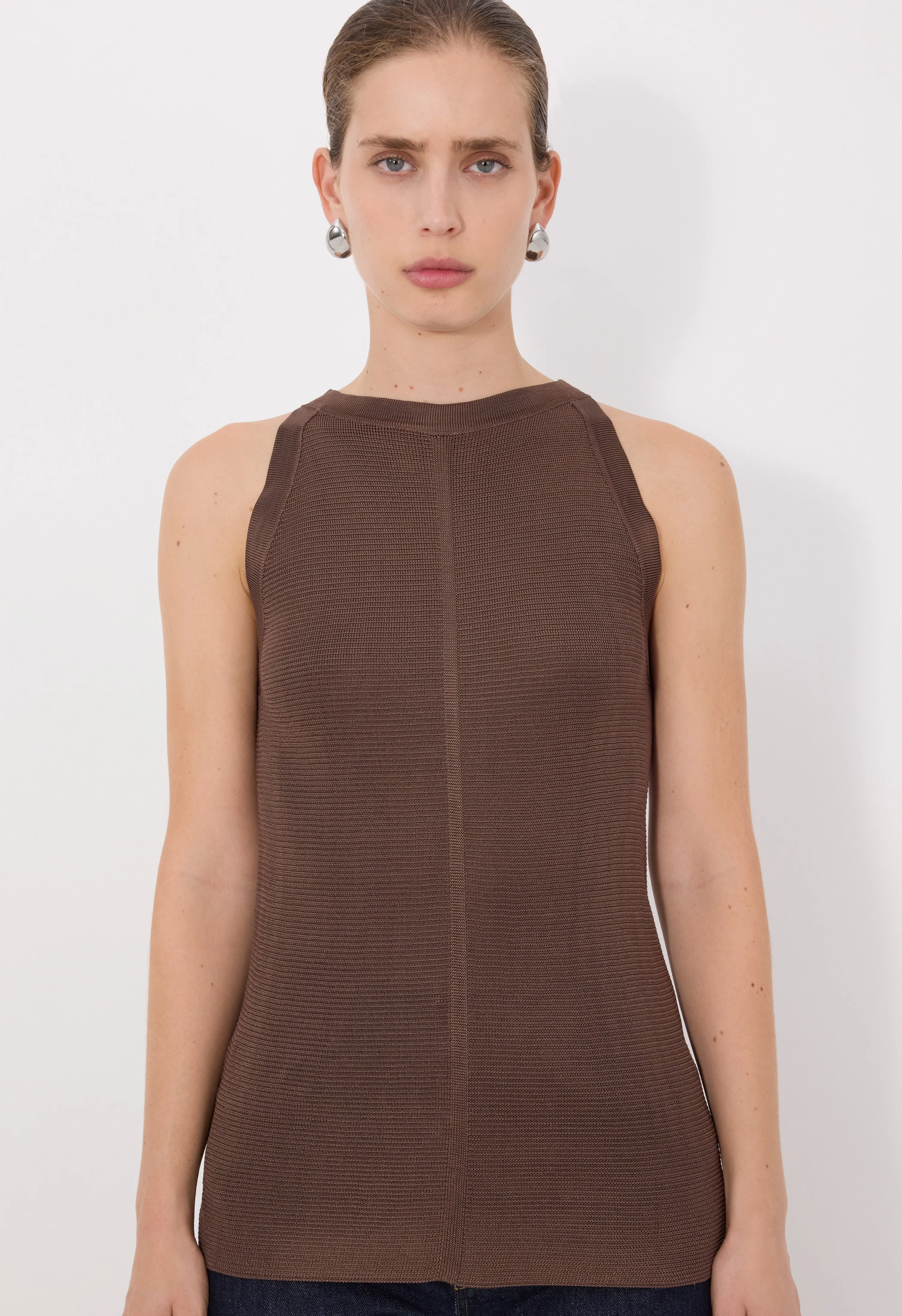 OHANA Sleeveless knitted top sold by Loulou De Saison product image thumbnail 4