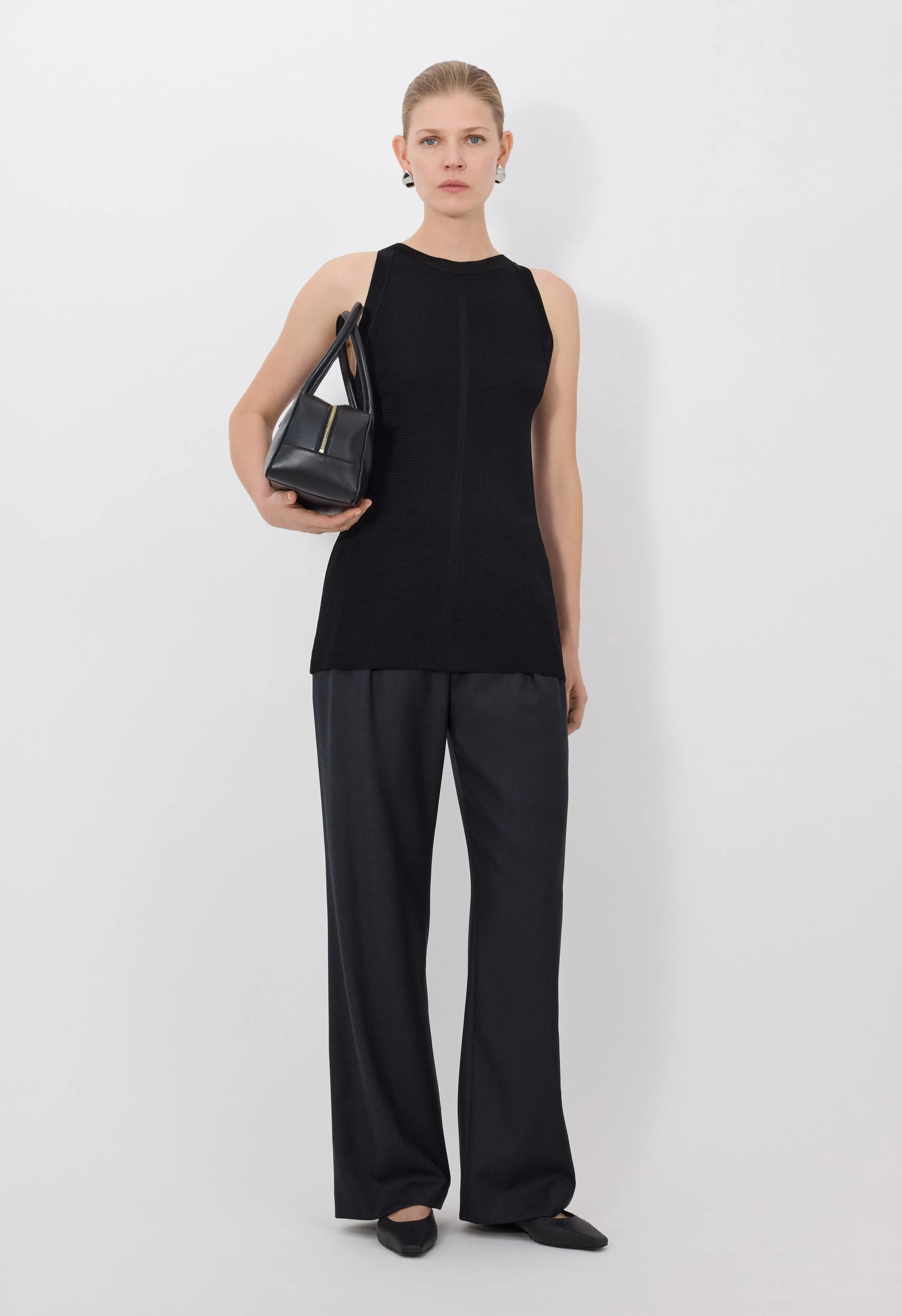 OHANA Sleeveless knitted top sold by Loulou De Saison