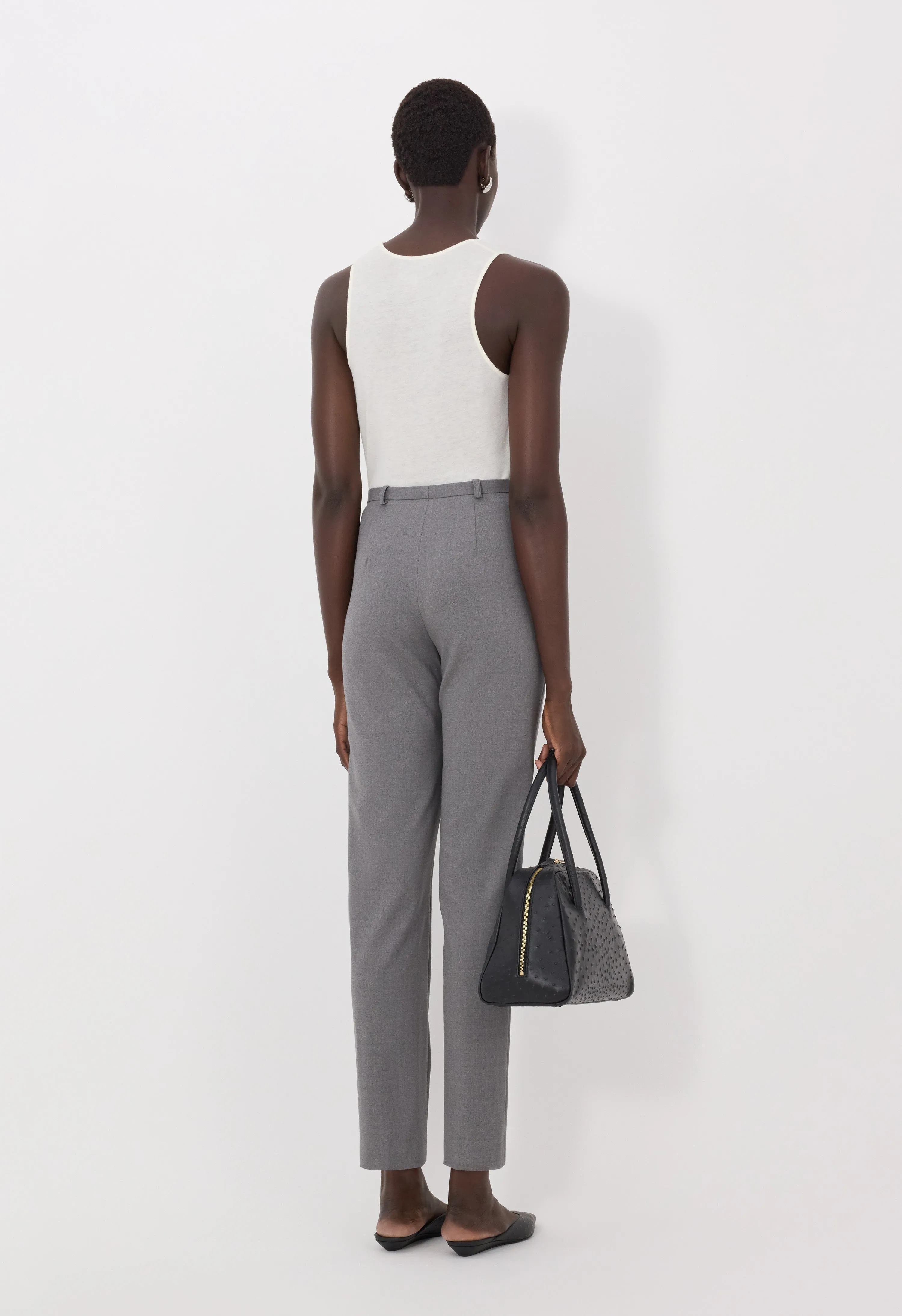 MALKA LDS Grain de poudre fitted trousers sold by Loulou De Saison product image thumbnail 5