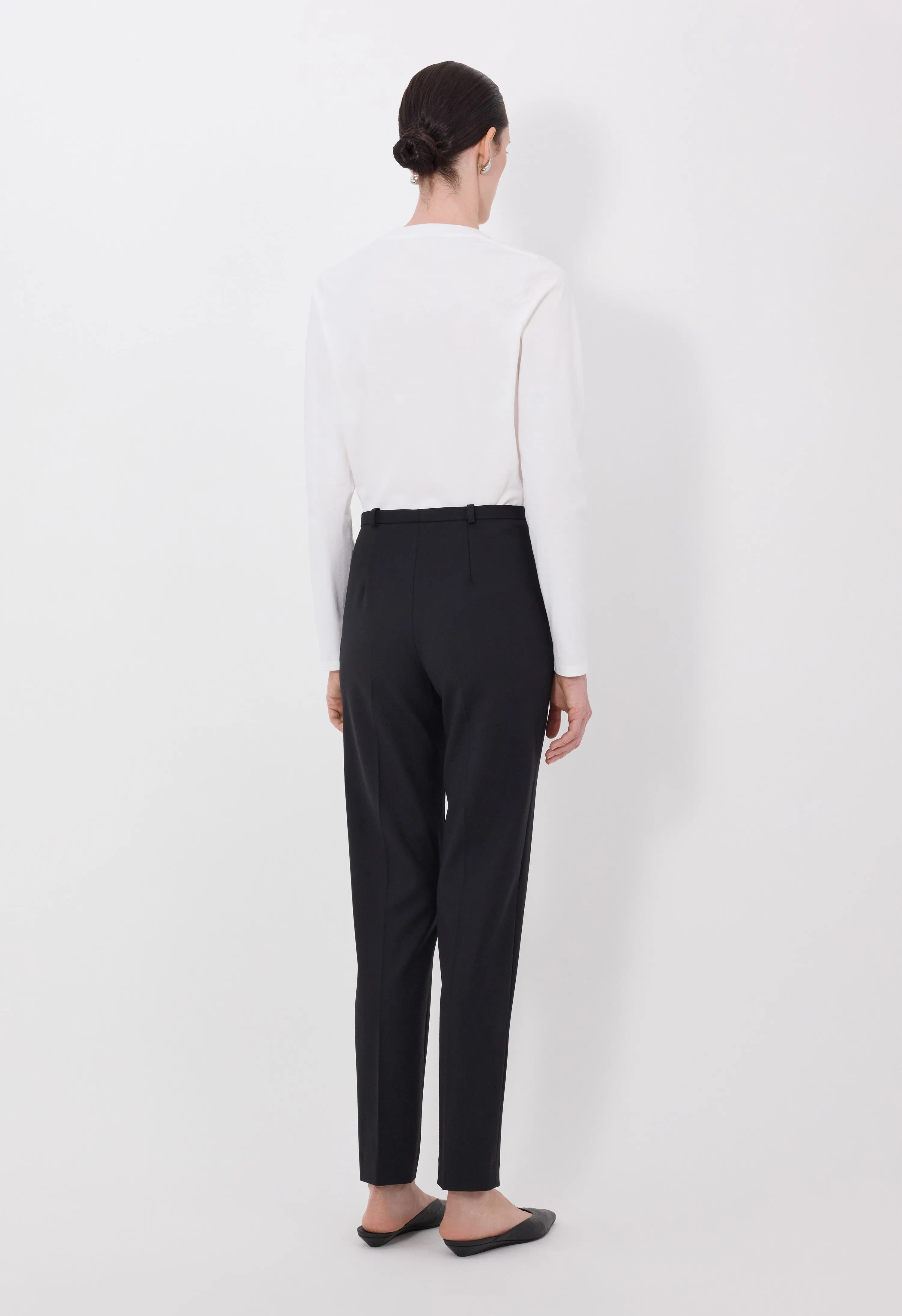 MALKA LDS Grain de poudre fitted trousers sold by Loulou De Saison product image thumbnail 5
