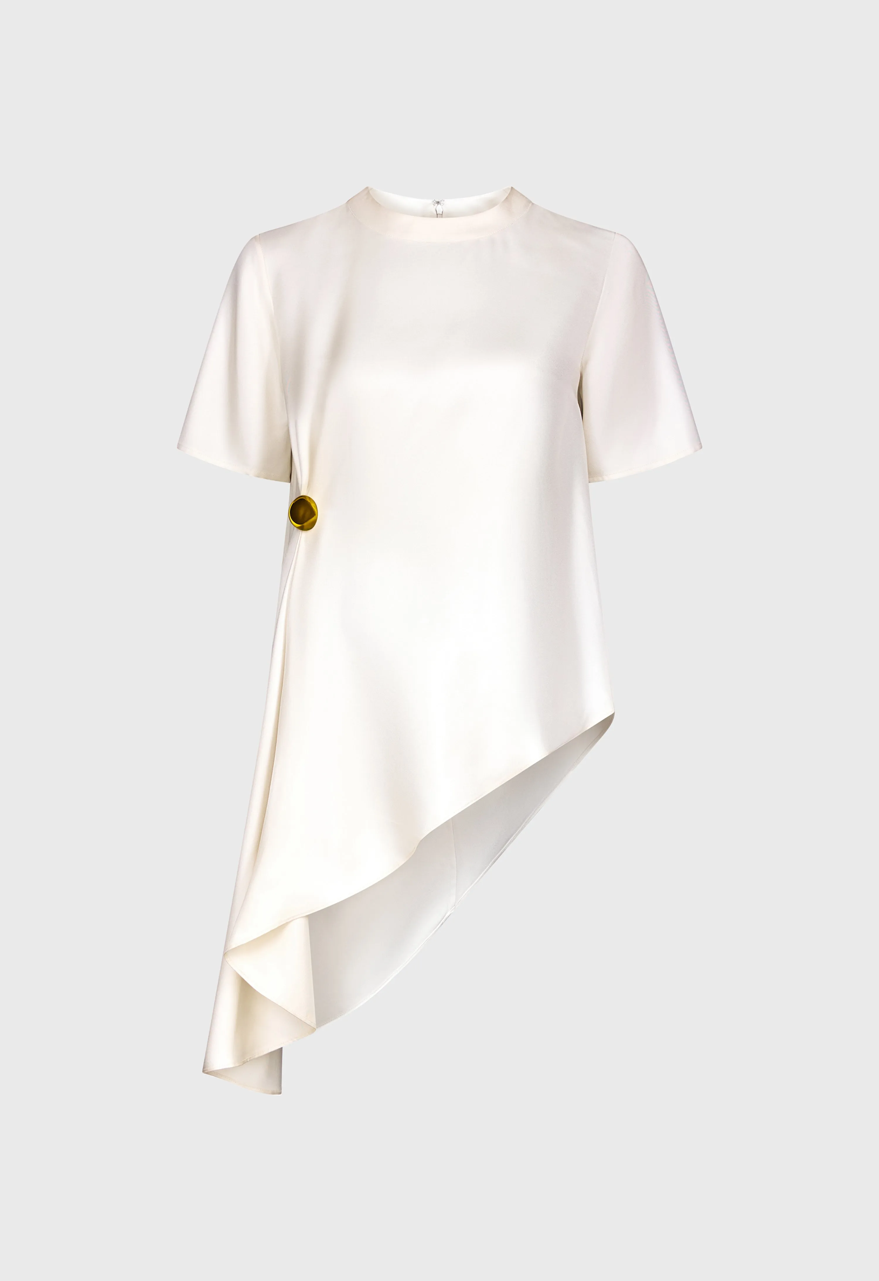 MADEA Asymmetric silk twill top sold by Loulou De Saison product image thumbnail 2