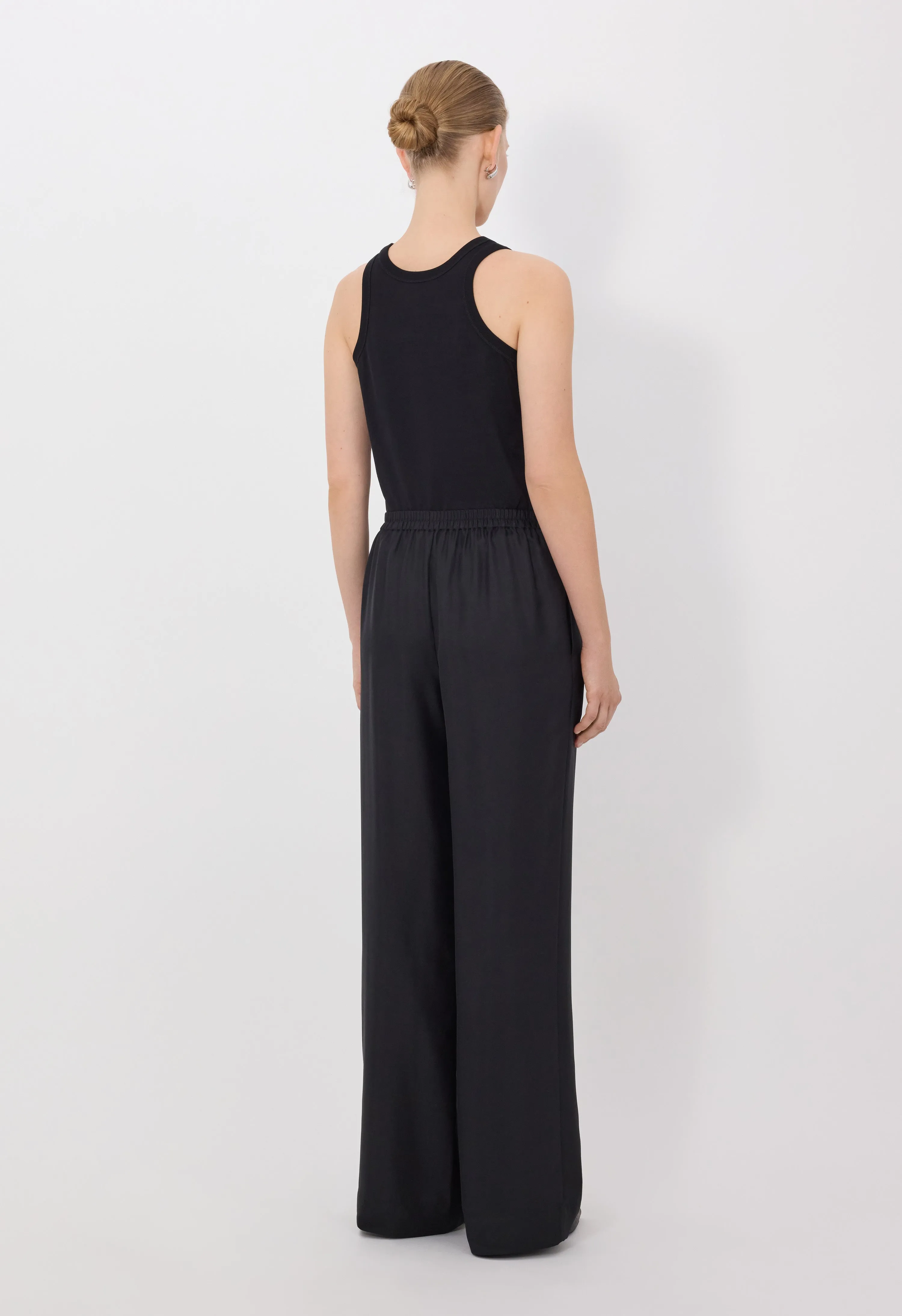 LARS Silk twill trousers sold by Loulou De Saison product image thumbnail 5