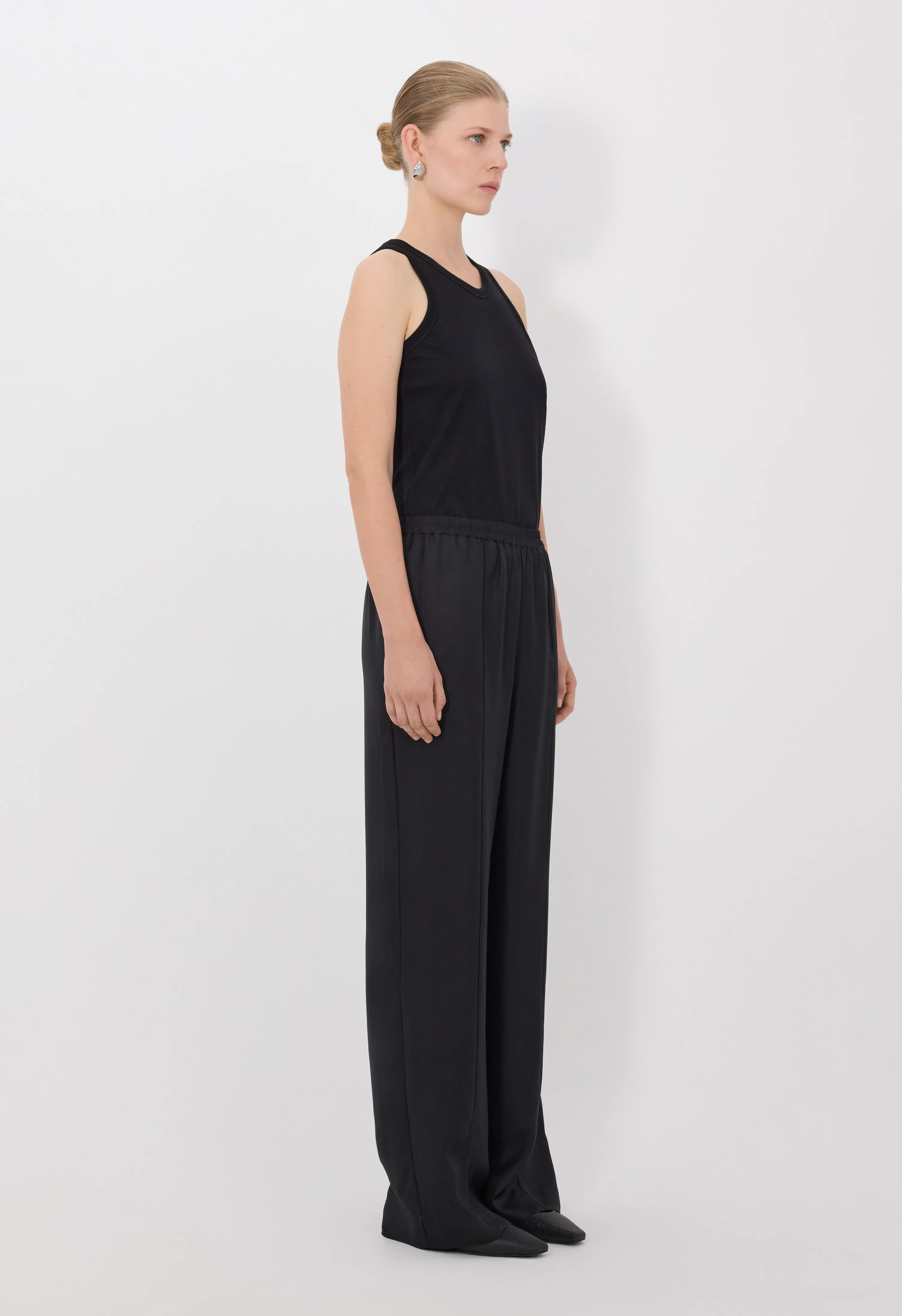 LARS Silk twill trousers sold by Loulou De Saison product image thumbnail 3