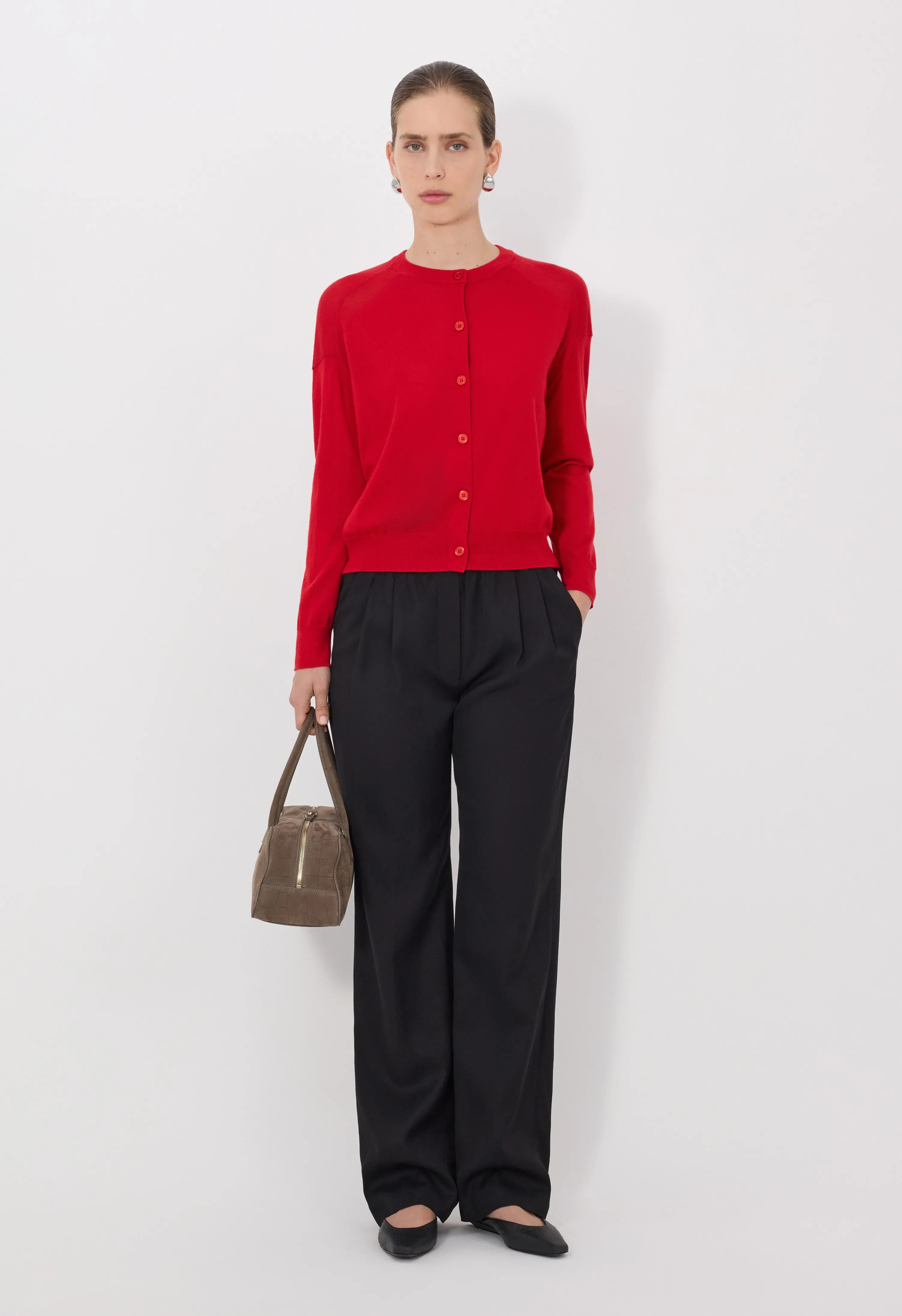 KITA Fluid cashmere cardigan sold by Loulou De Saison