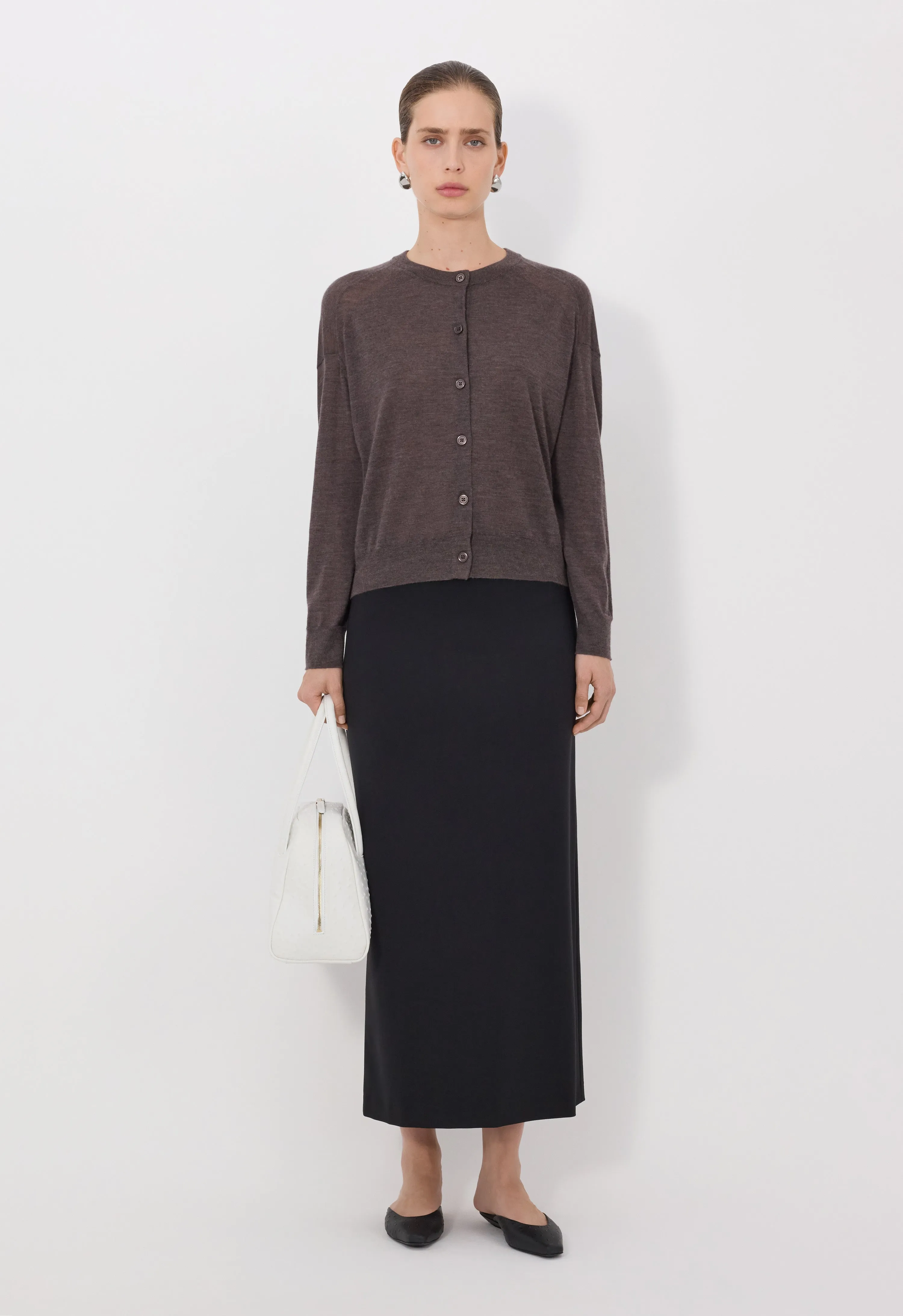 KITA Fluid cashmere cardigan sold by Loulou De Saison