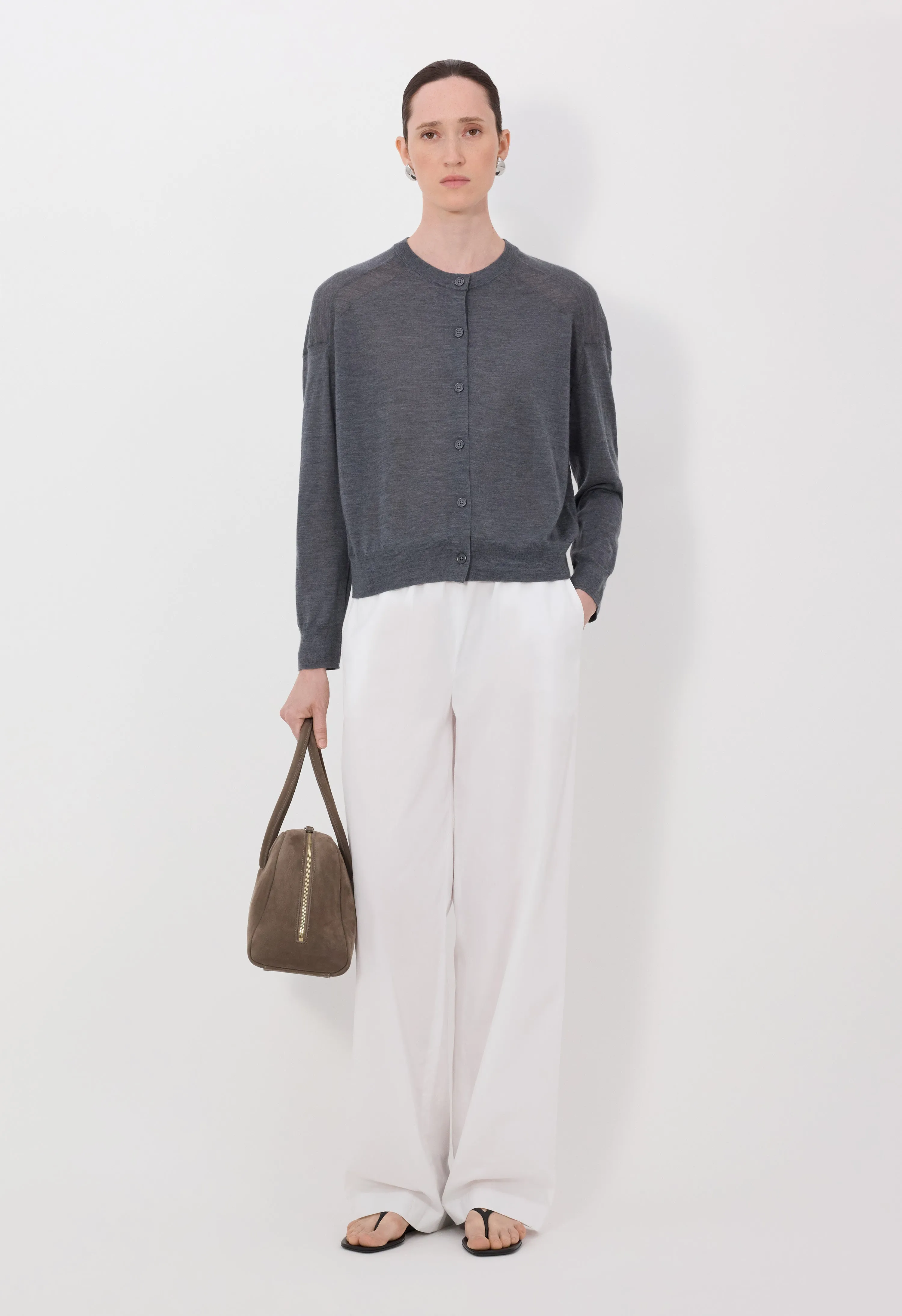 KITA Fluid cashmere cardigan sold by Loulou De Saison