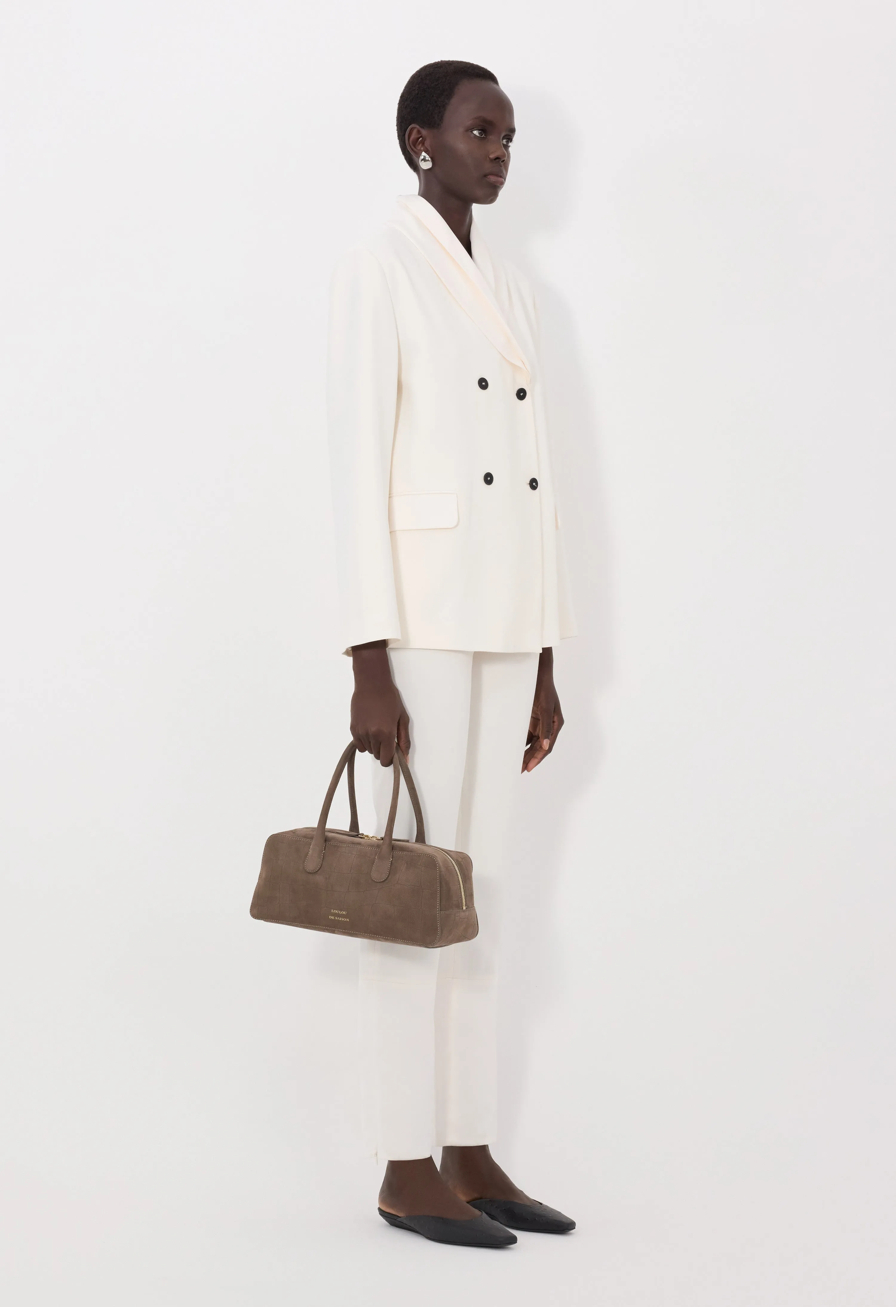 JIHA Shawl collar jacket sold by Loulou De Saison product image thumbnail 3