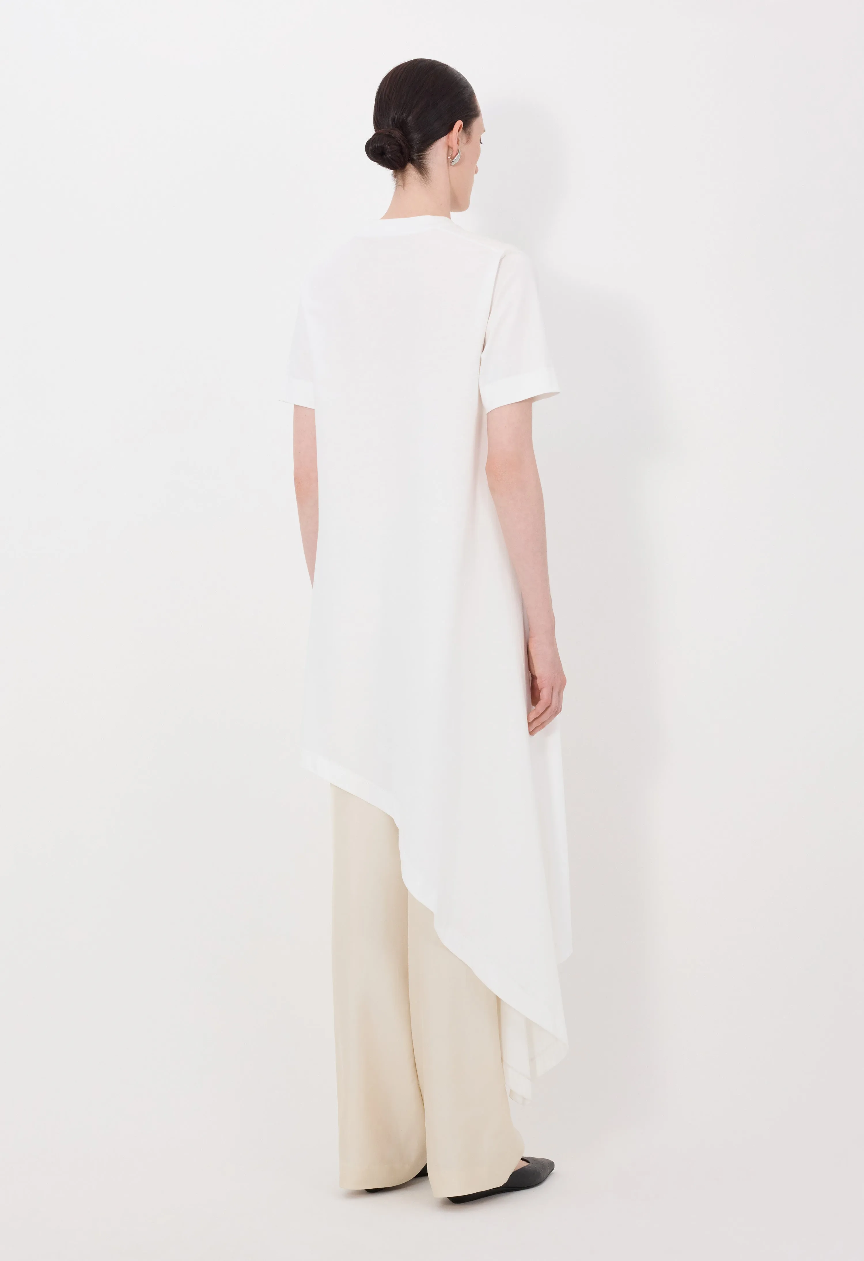 IGARI Asymmetric T-shirt dress sold by Loulou De Saison product image thumbnail 5