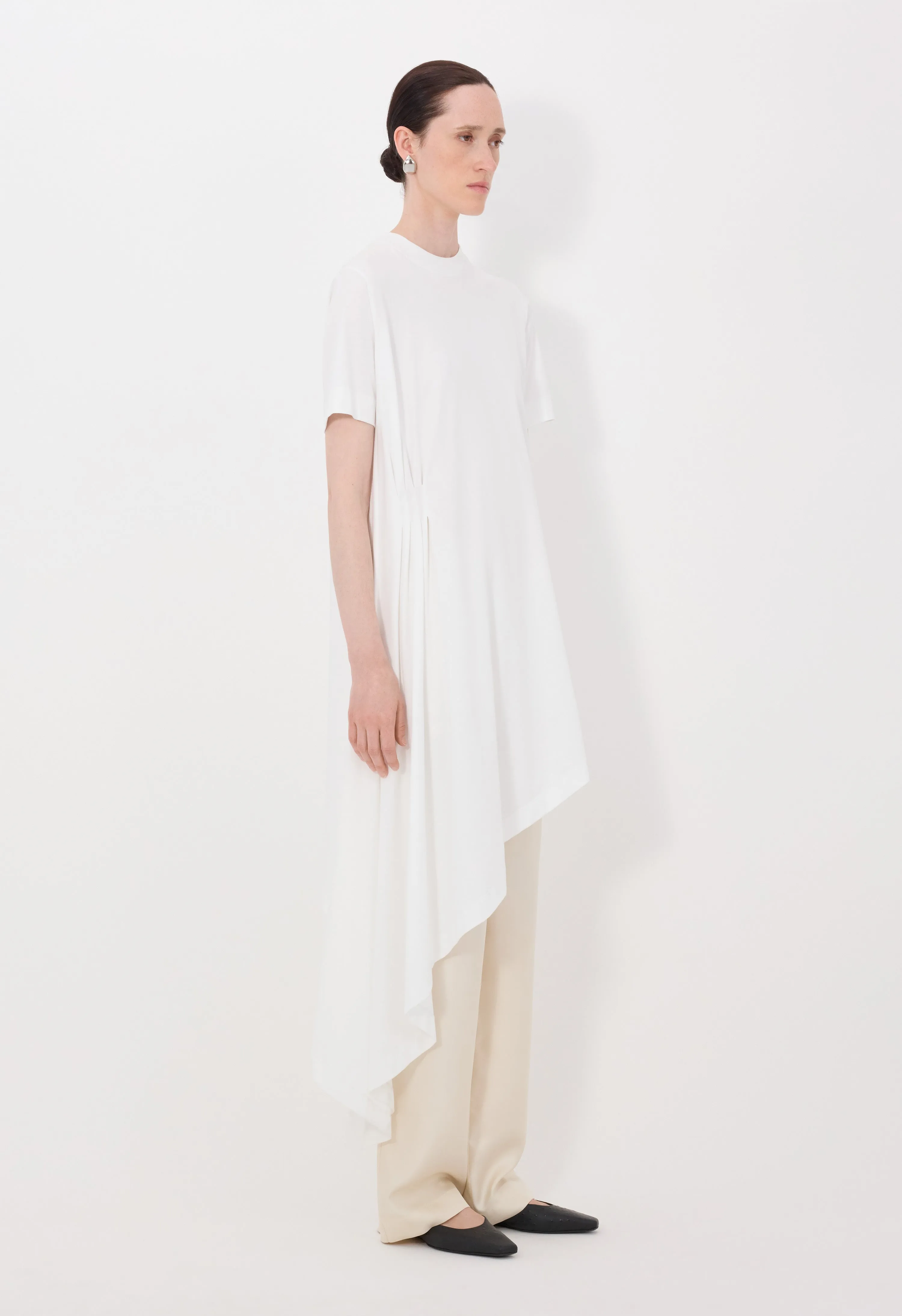 IGARI Asymmetric T-shirt dress sold by Loulou De Saison product image thumbnail 3