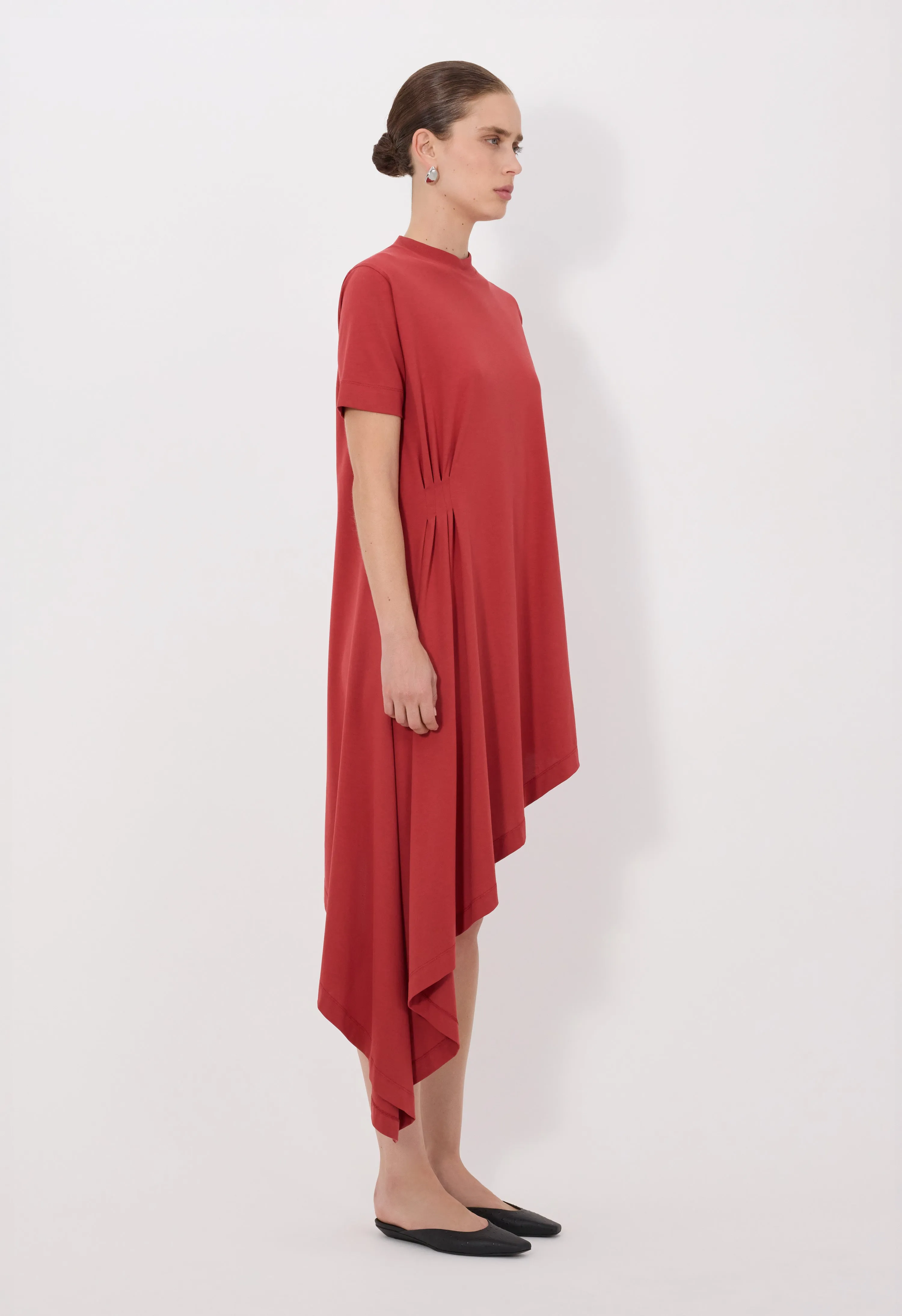 IGARI Asymmetric T-shirt dress sold by Loulou De Saison product image thumbnail 3