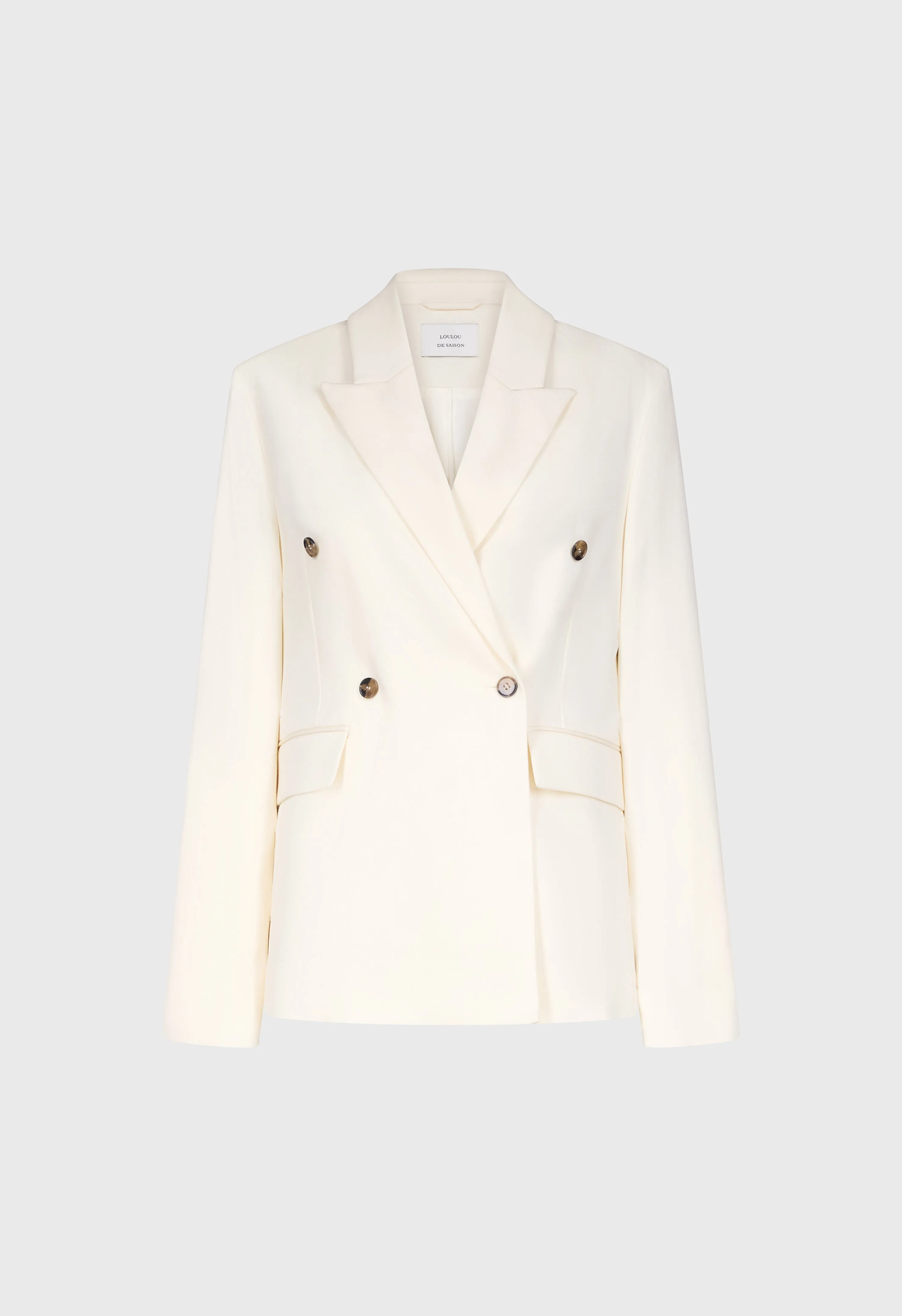 HORN LDS Wool blend double breasted jacket sold by Loulou De Saison product image thumbnail 2