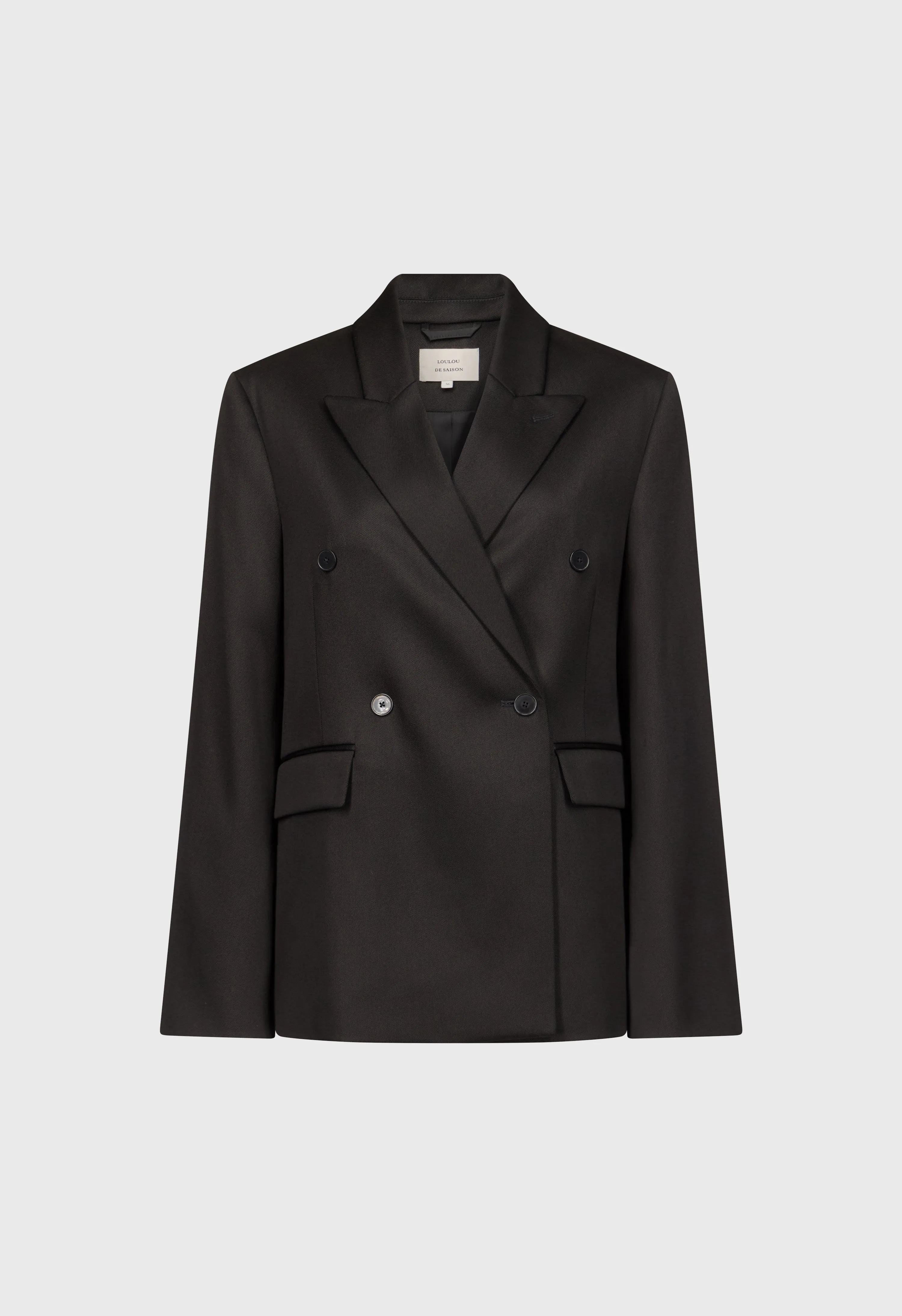 HORN LDS Wool blend double breasted jacket sold by Loulou De Saison product image thumbnail 2