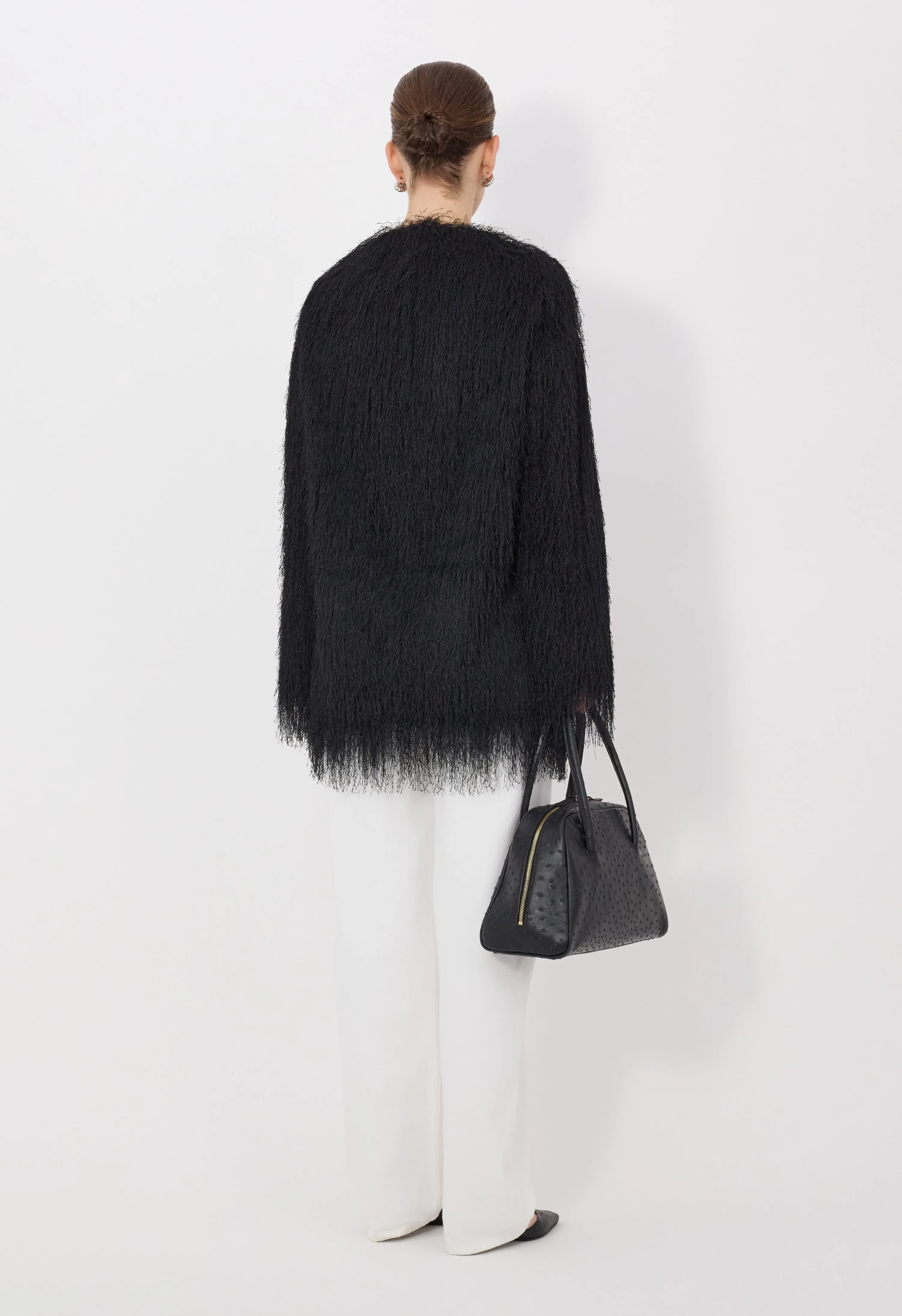 FILIPO Fringed coat sold by Loulou De Saison product image thumbnail 5