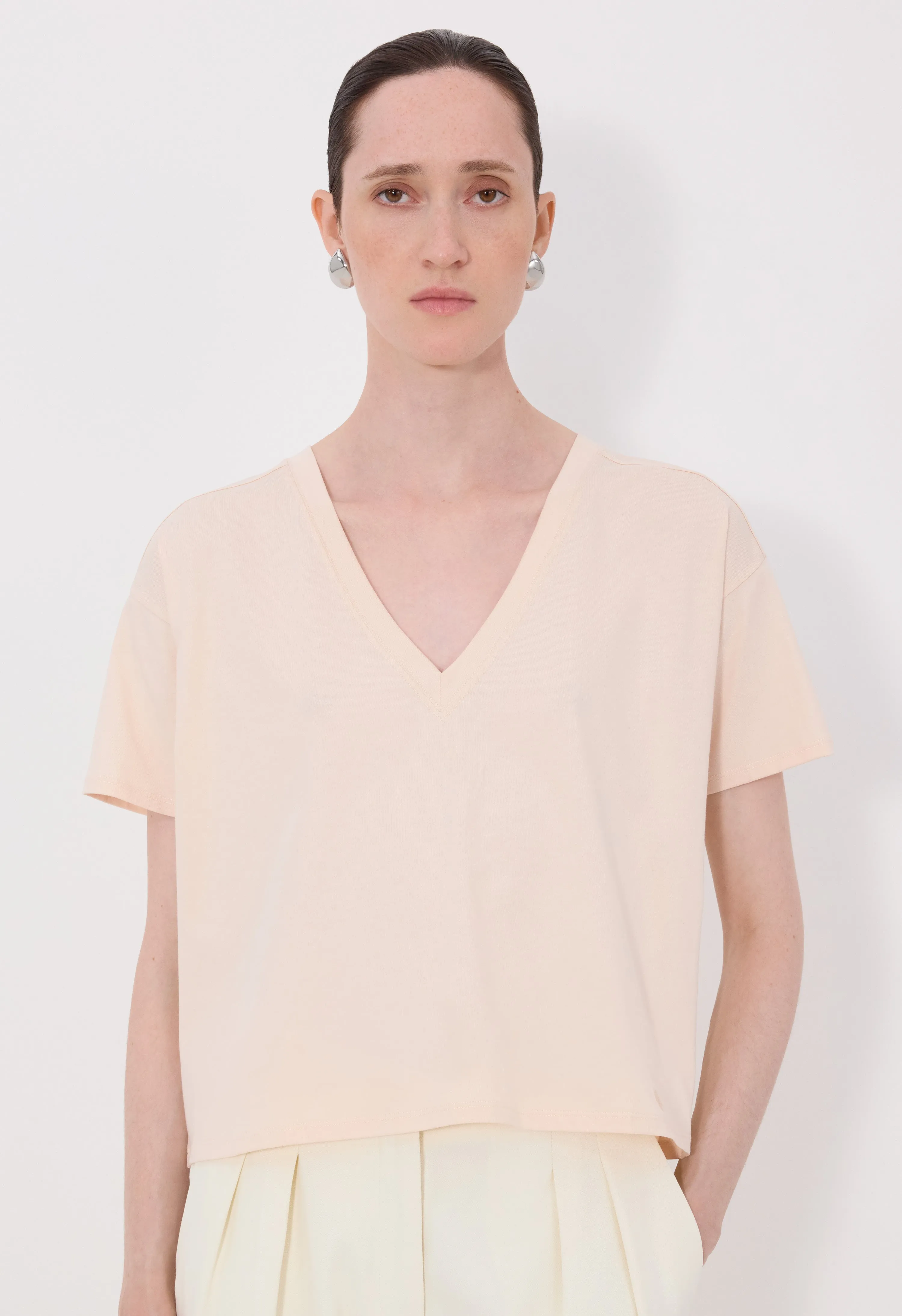 FAAA LDS V neck T-shirt sold by Loulou De Saison product image thumbnail 4