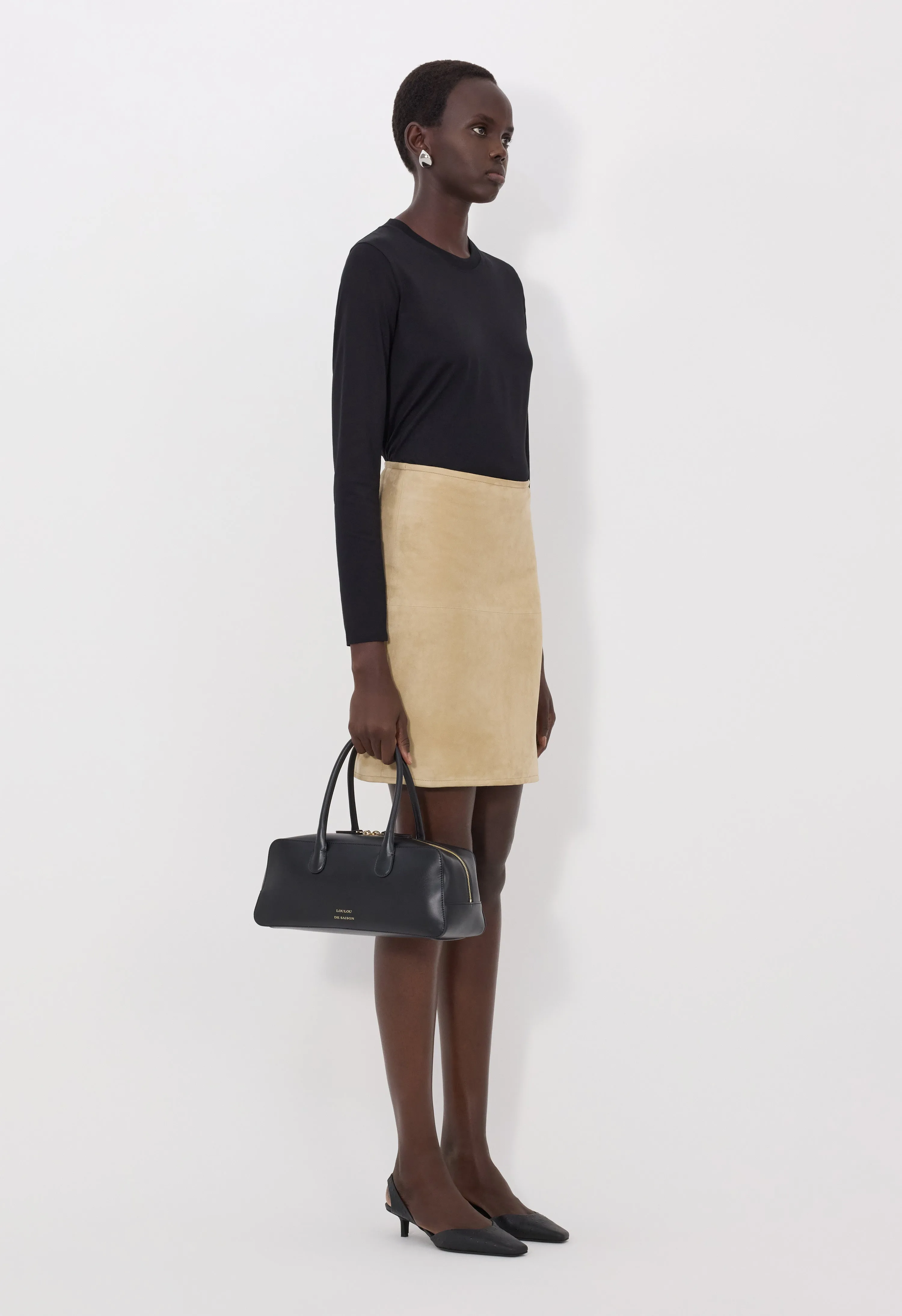 ENGEL Suede pencil skirt sold by Loulou De Saison product image thumbnail 3