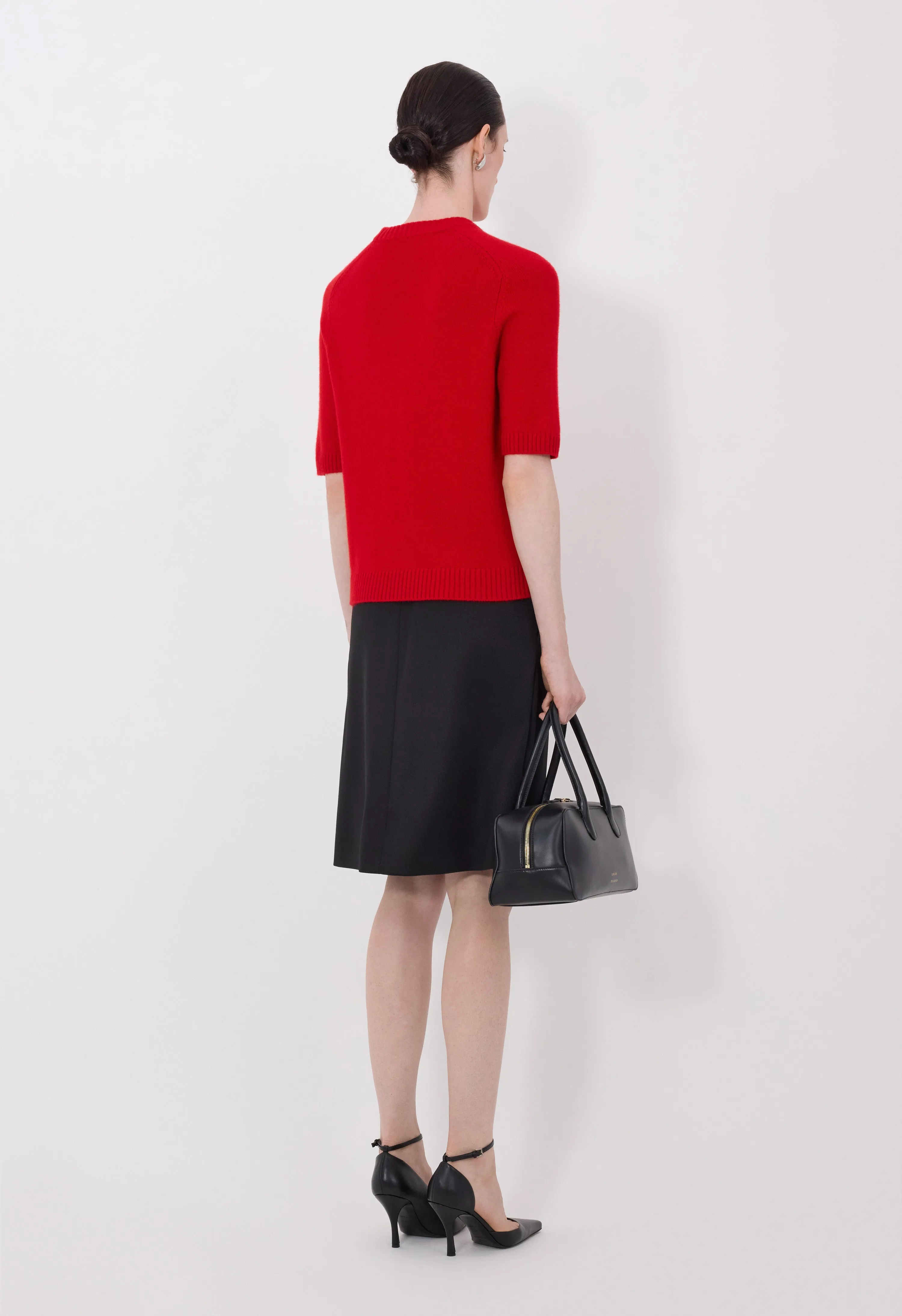 DARA Short-sleeve cashmere top sold by Loulou De Saison product image thumbnail 5