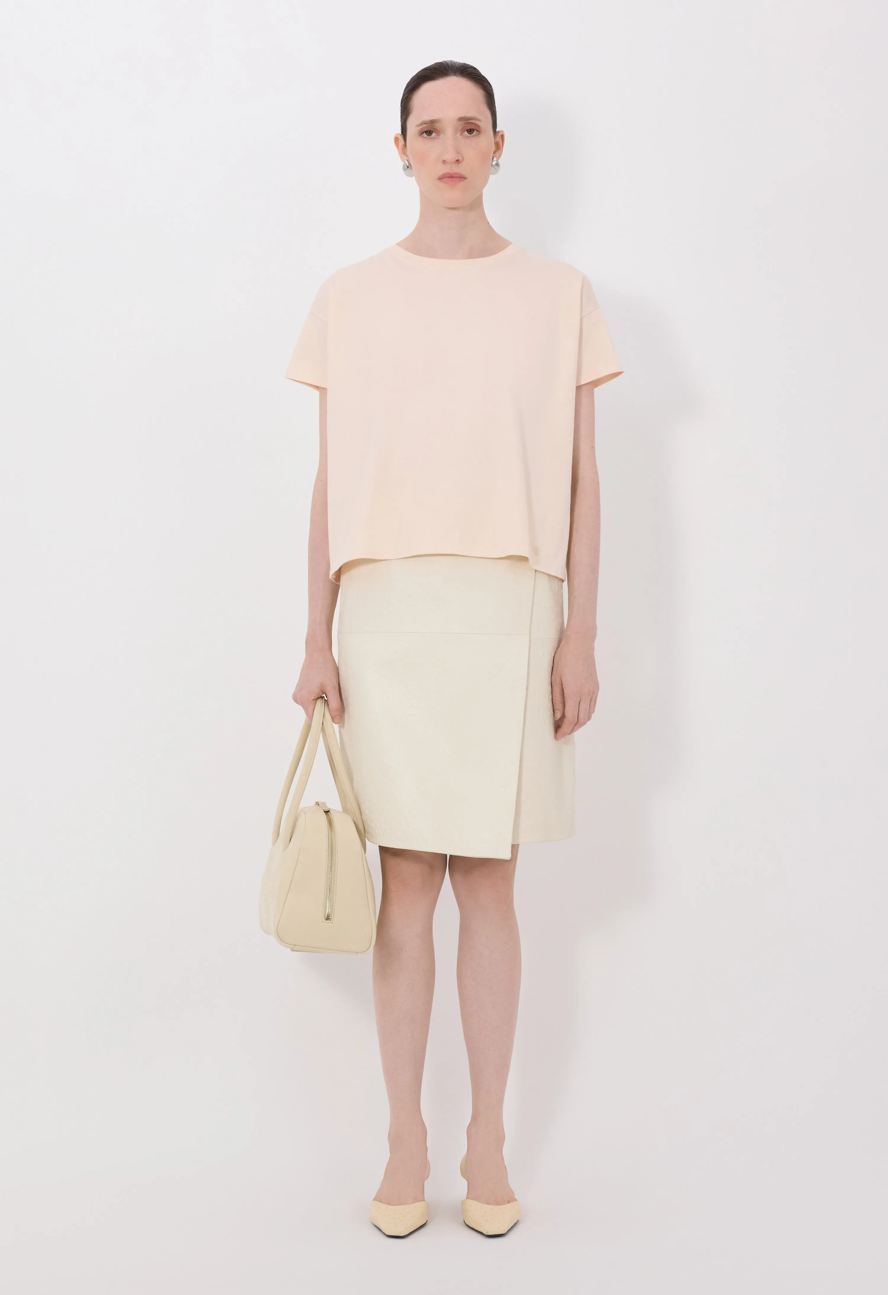 BASILUZZO LDS Boxy fit T-shirt sold by Loulou De Saison