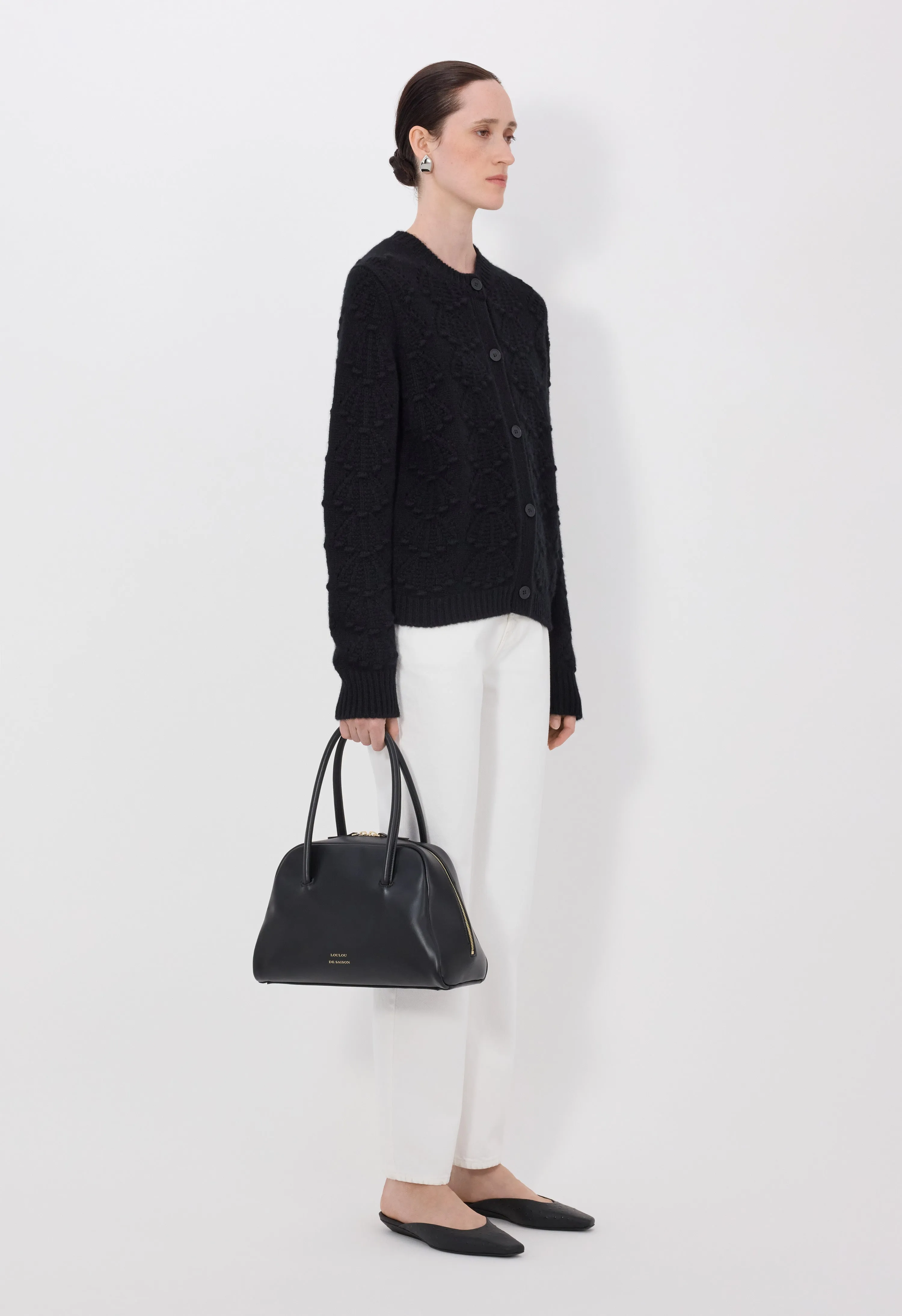 BACH Cashmere crochet cardigan sold by Loulou De Saison product image thumbnail 3