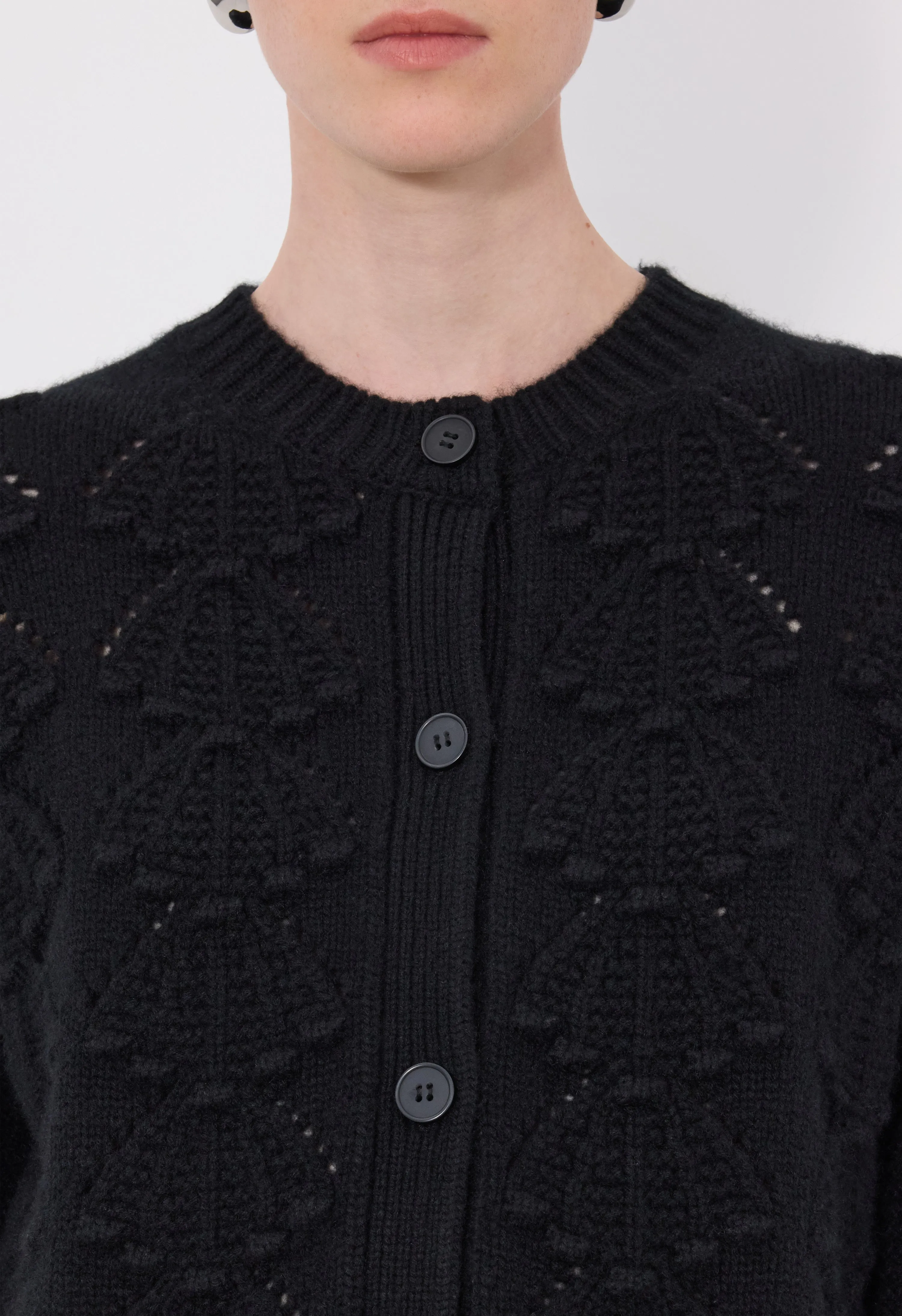 BACH Cashmere crochet cardigan sold by Loulou De Saison product image thumbnail 4