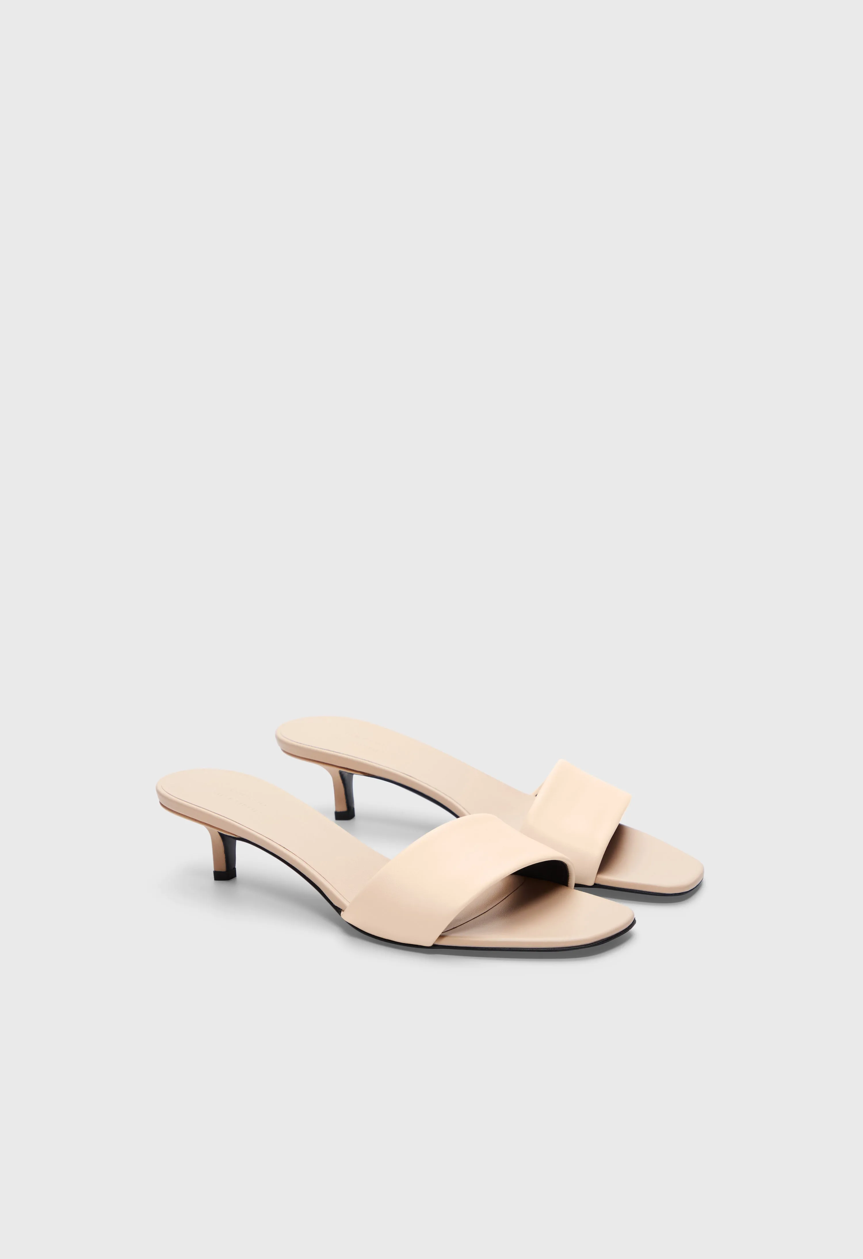 ANDY Kitten heel mule sandals sold by Loulou De Saison