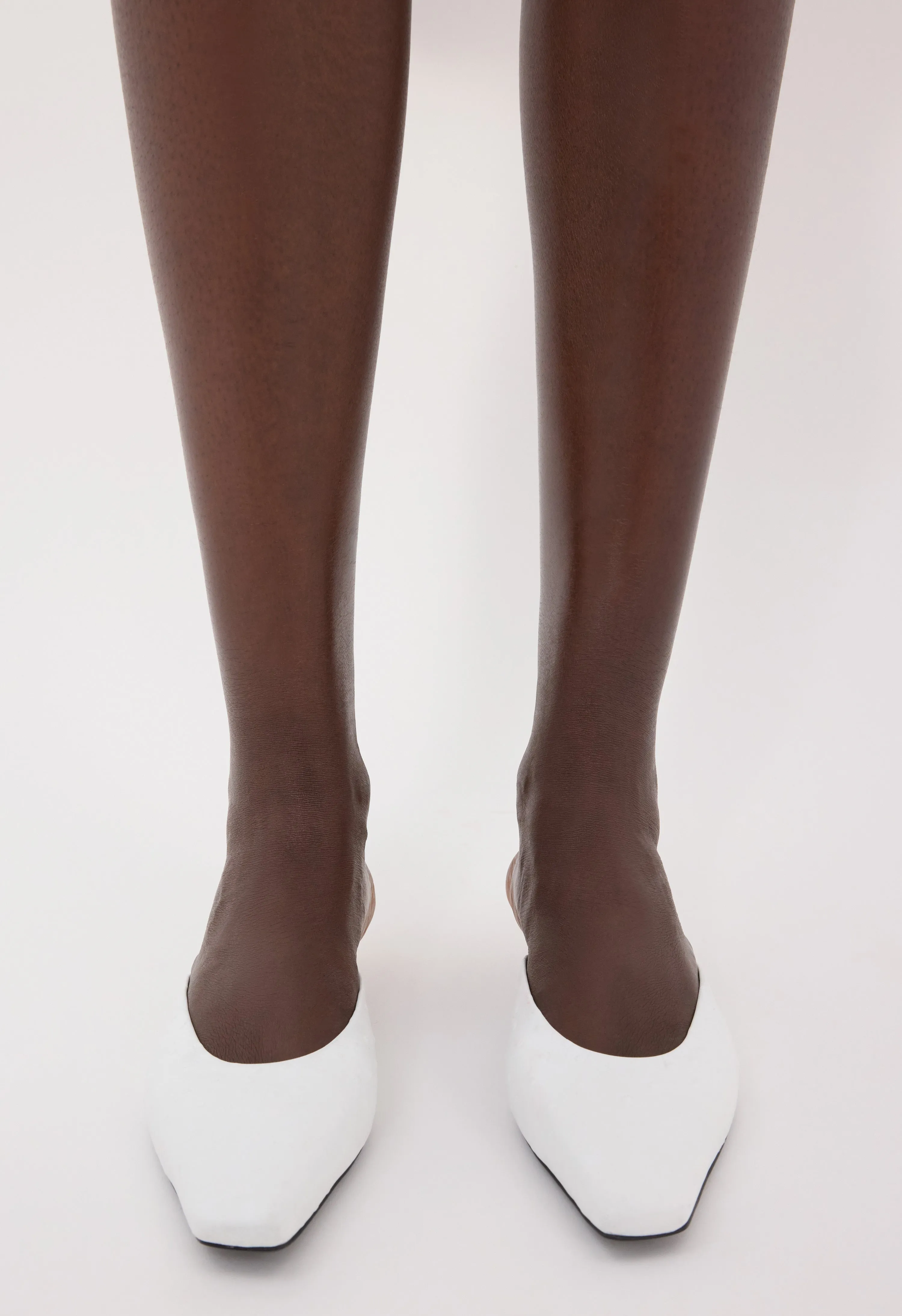 ALIX Ostrich-effect leather mules sold by Loulou De Saison product image thumbnail 2
