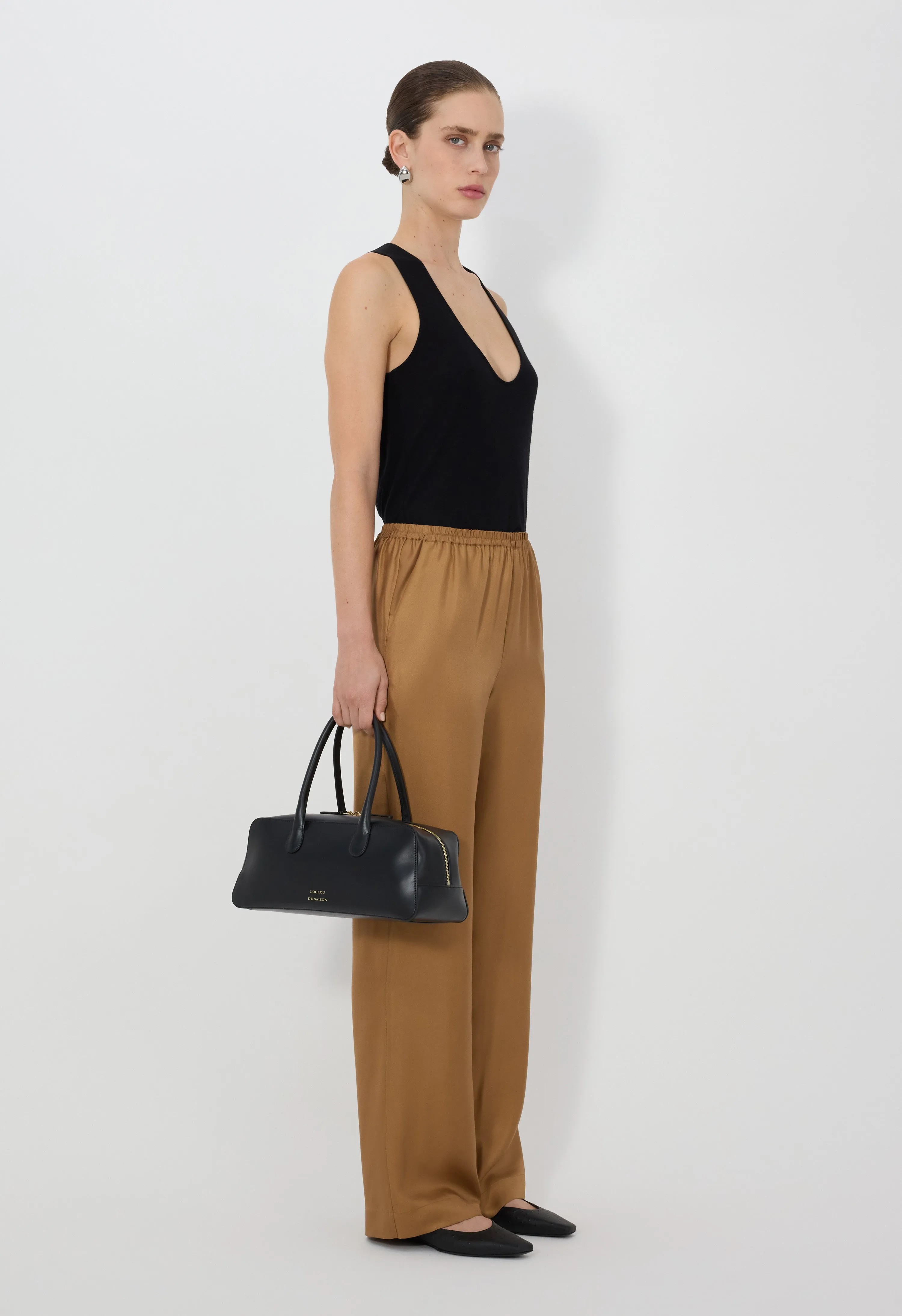 ALERA LDS Silk twill trousers sold by Loulou De Saison product image thumbnail 3