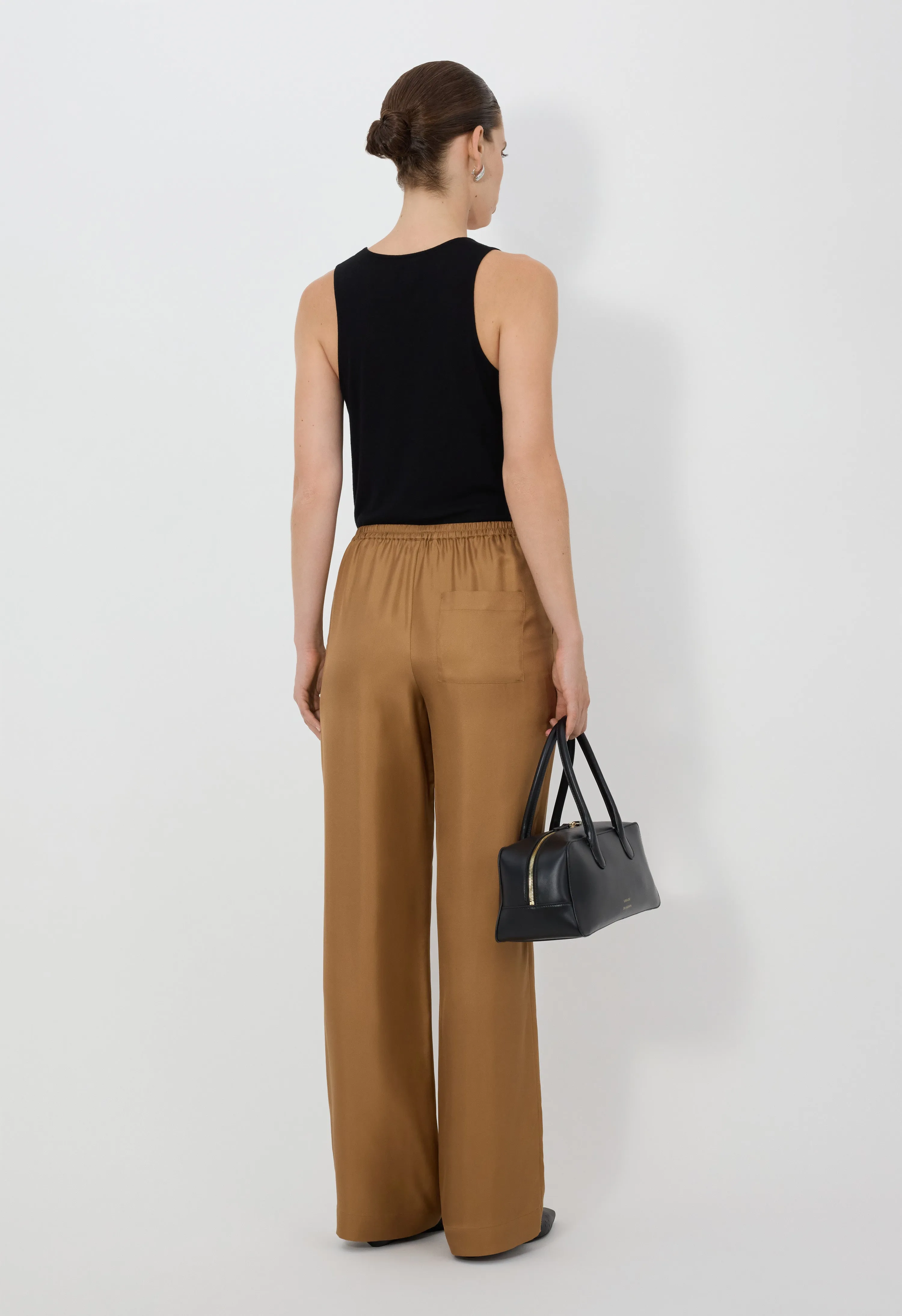 ALERA LDS Silk twill trousers sold by Loulou De Saison product image thumbnail 5