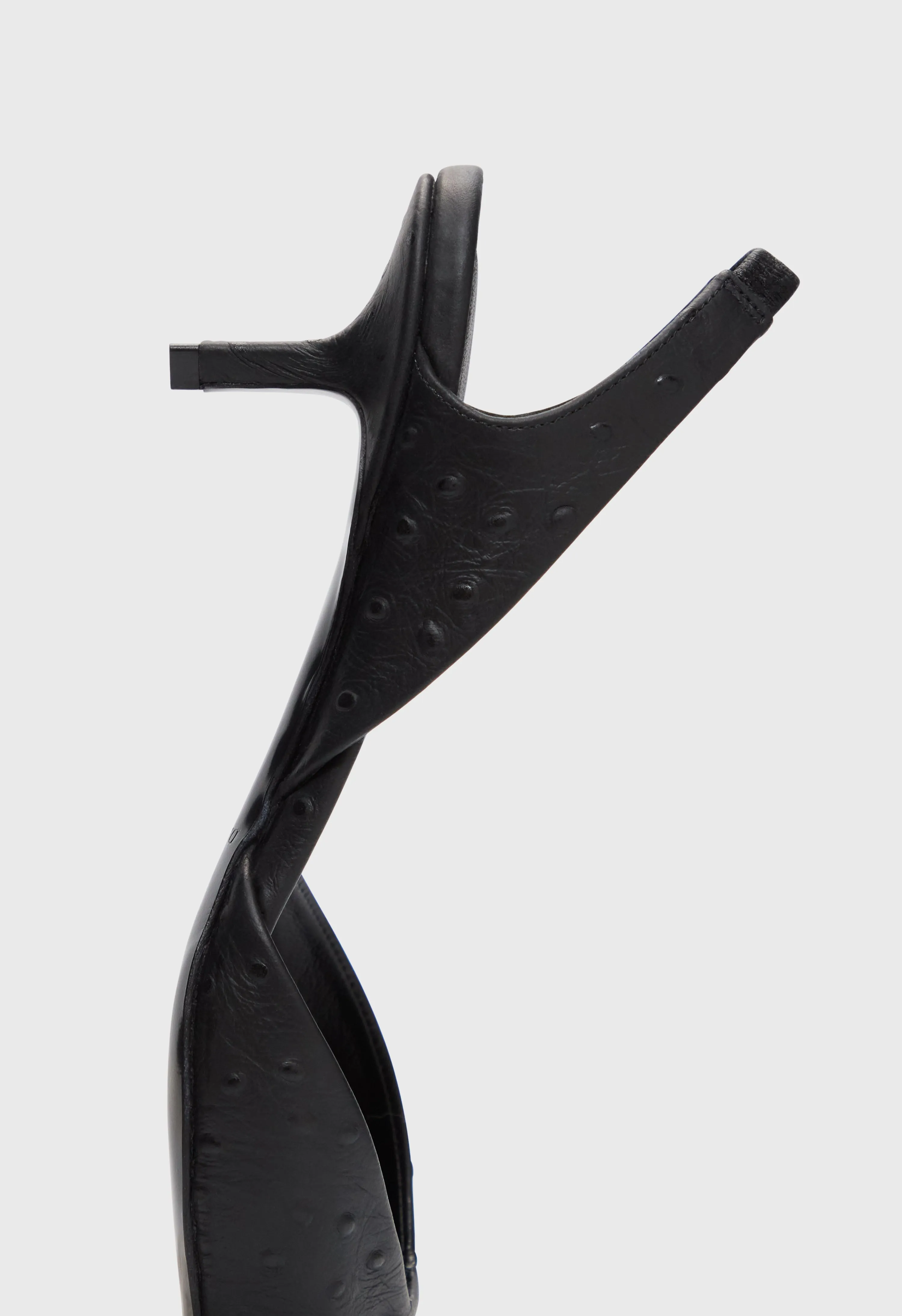 SULLY Ostrich-effect leather slingback shoes sold by Loulou De Saison product image thumbnail 5