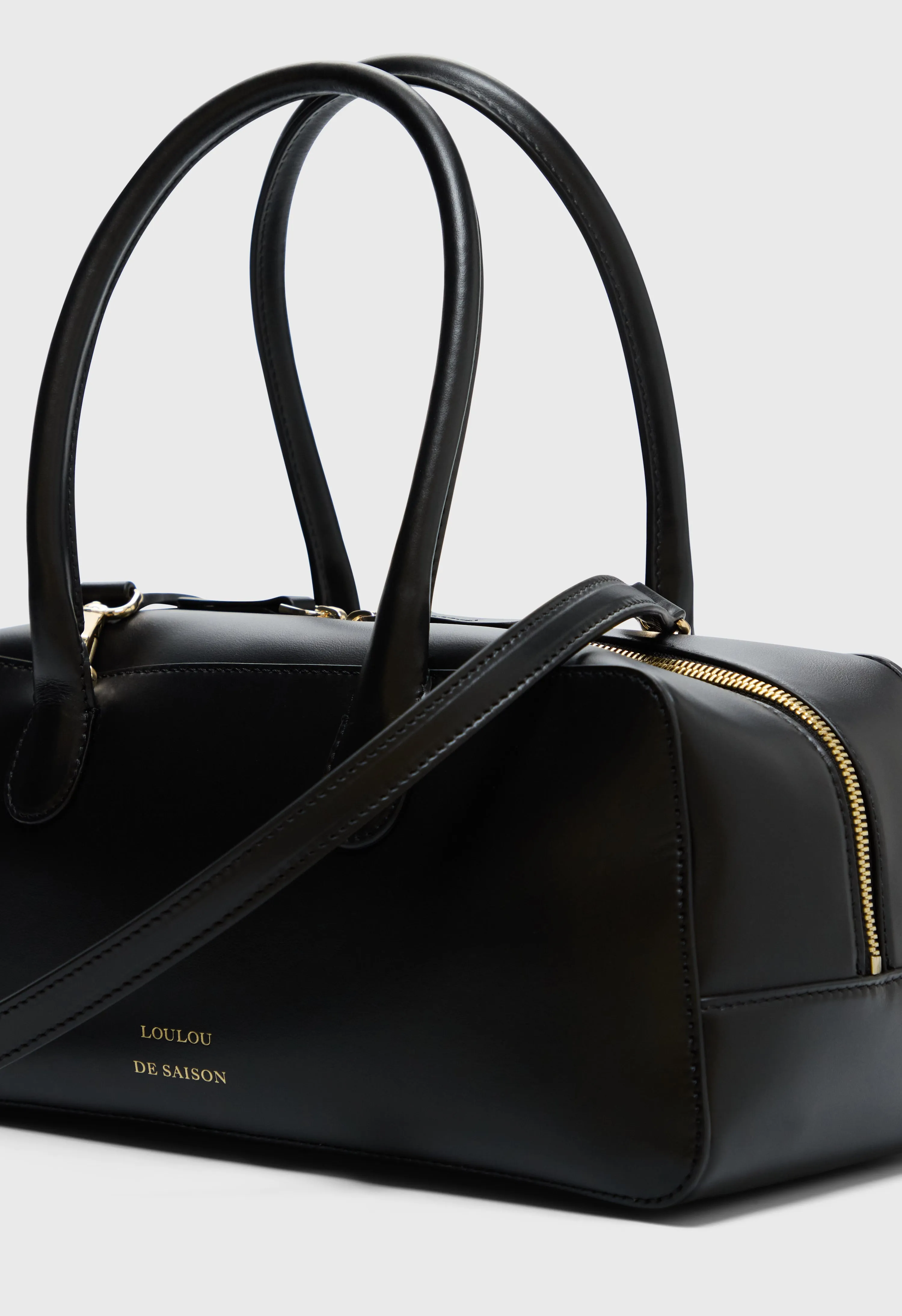 SETH Calf leather rectangular handbag sold by Loulou De Saison product image thumbnail 4