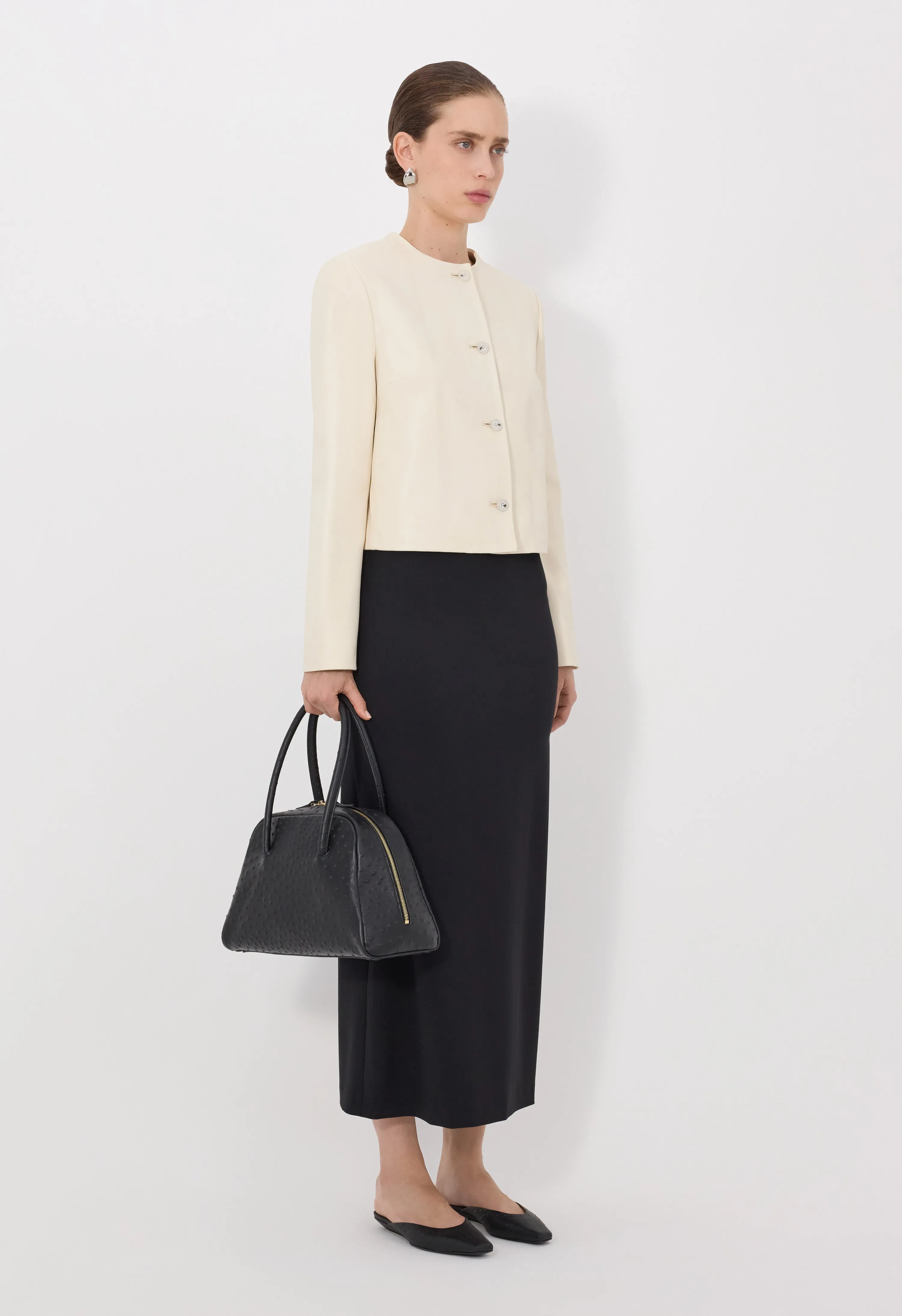 RAHO Plongé leather jacket sold by Loulou De Saison product image thumbnail 3