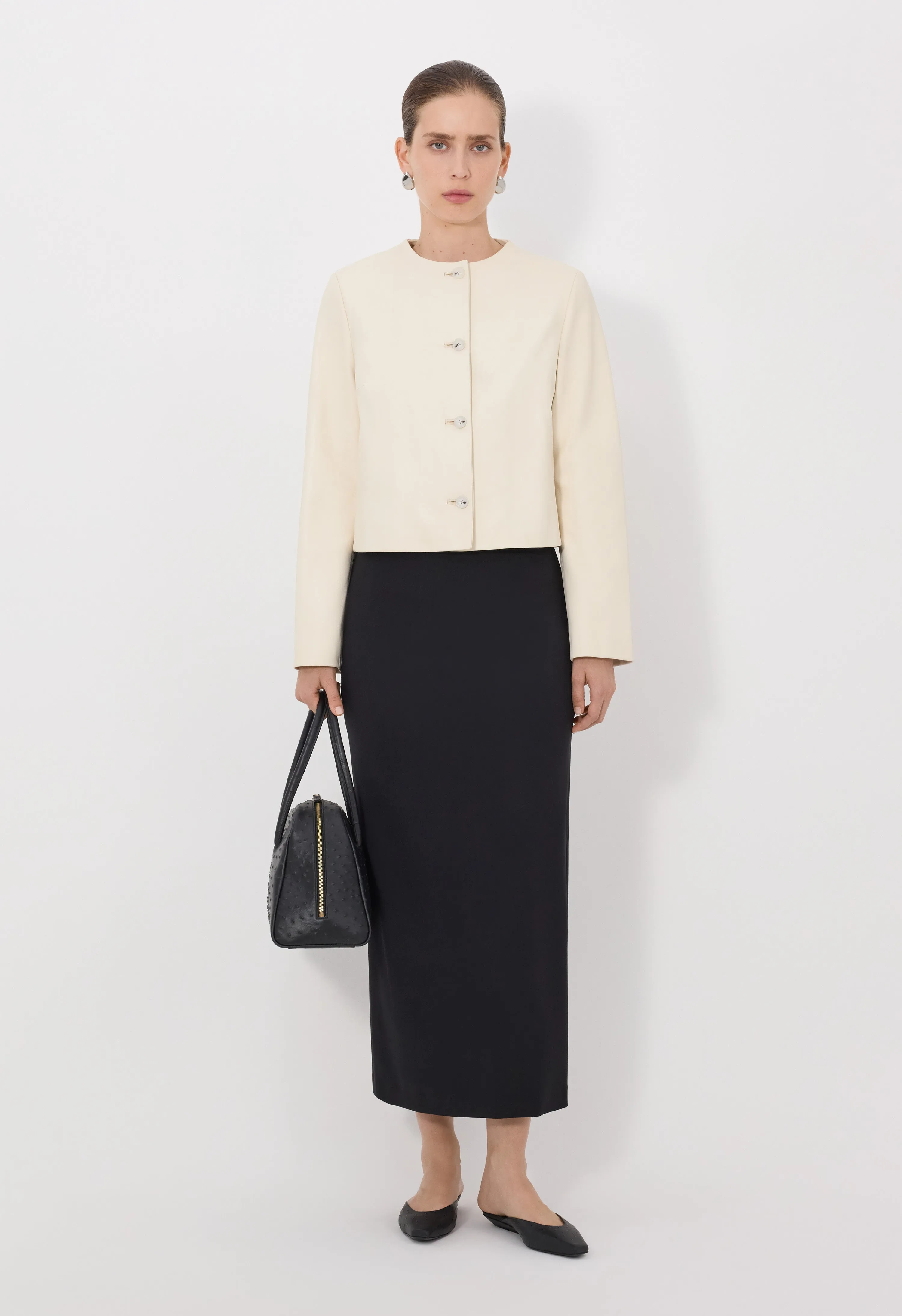 RAHO Plongé leather jacket sold by Loulou De Saison