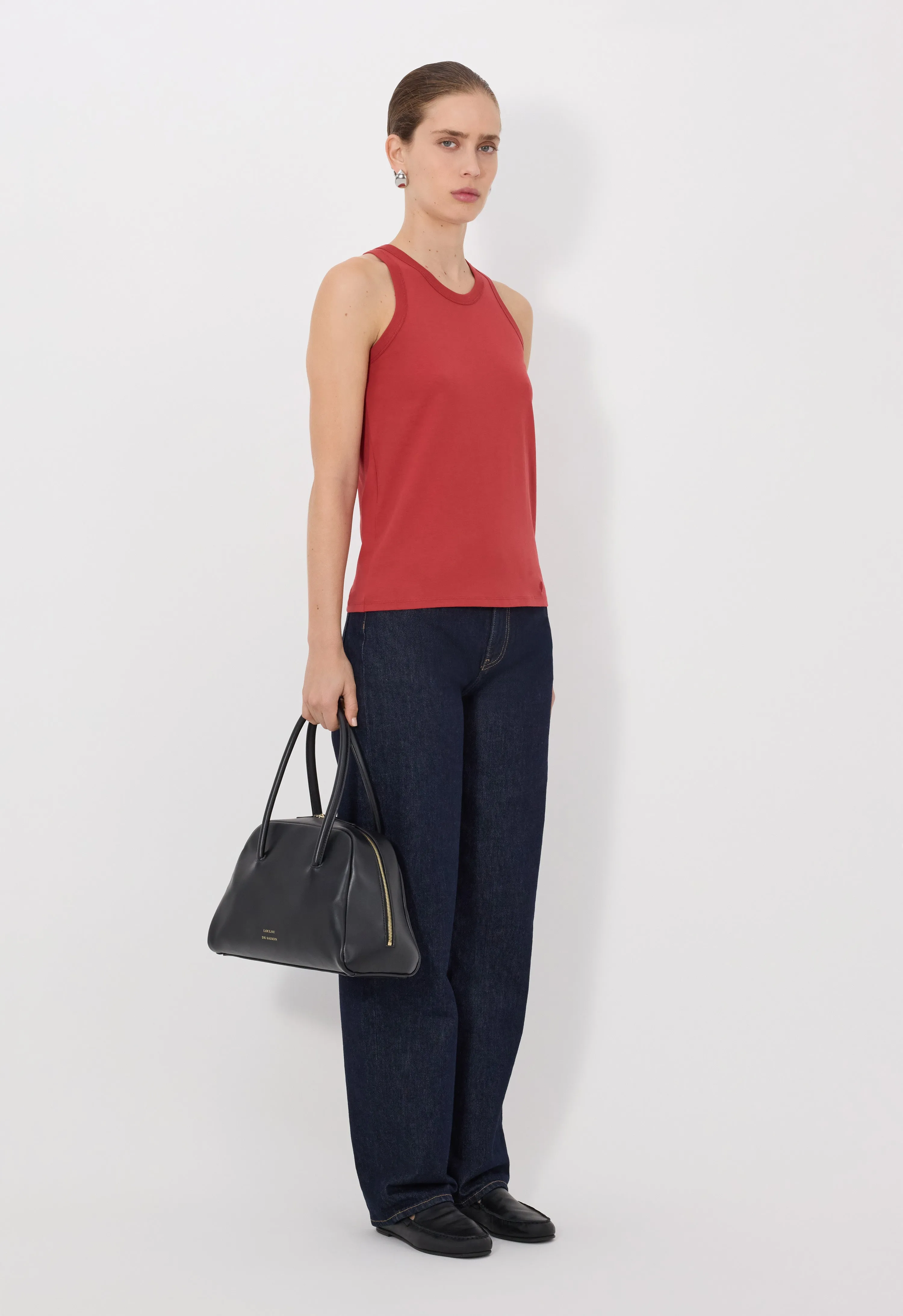 POSO LDS Supima cotton Tank top sold by Loulou De Saison product image thumbnail 3