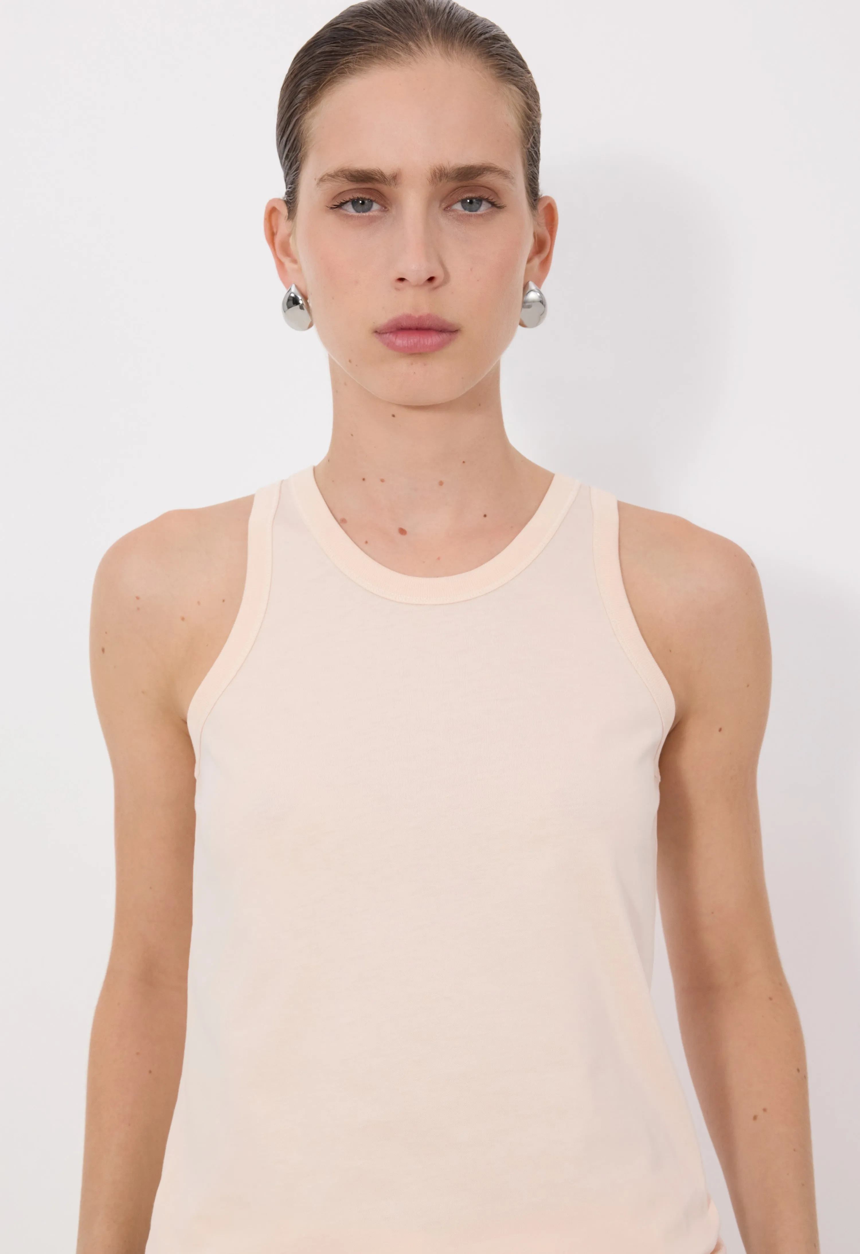 POSO LDS Supima cotton Tank top sold by Loulou De Saison product image thumbnail 4