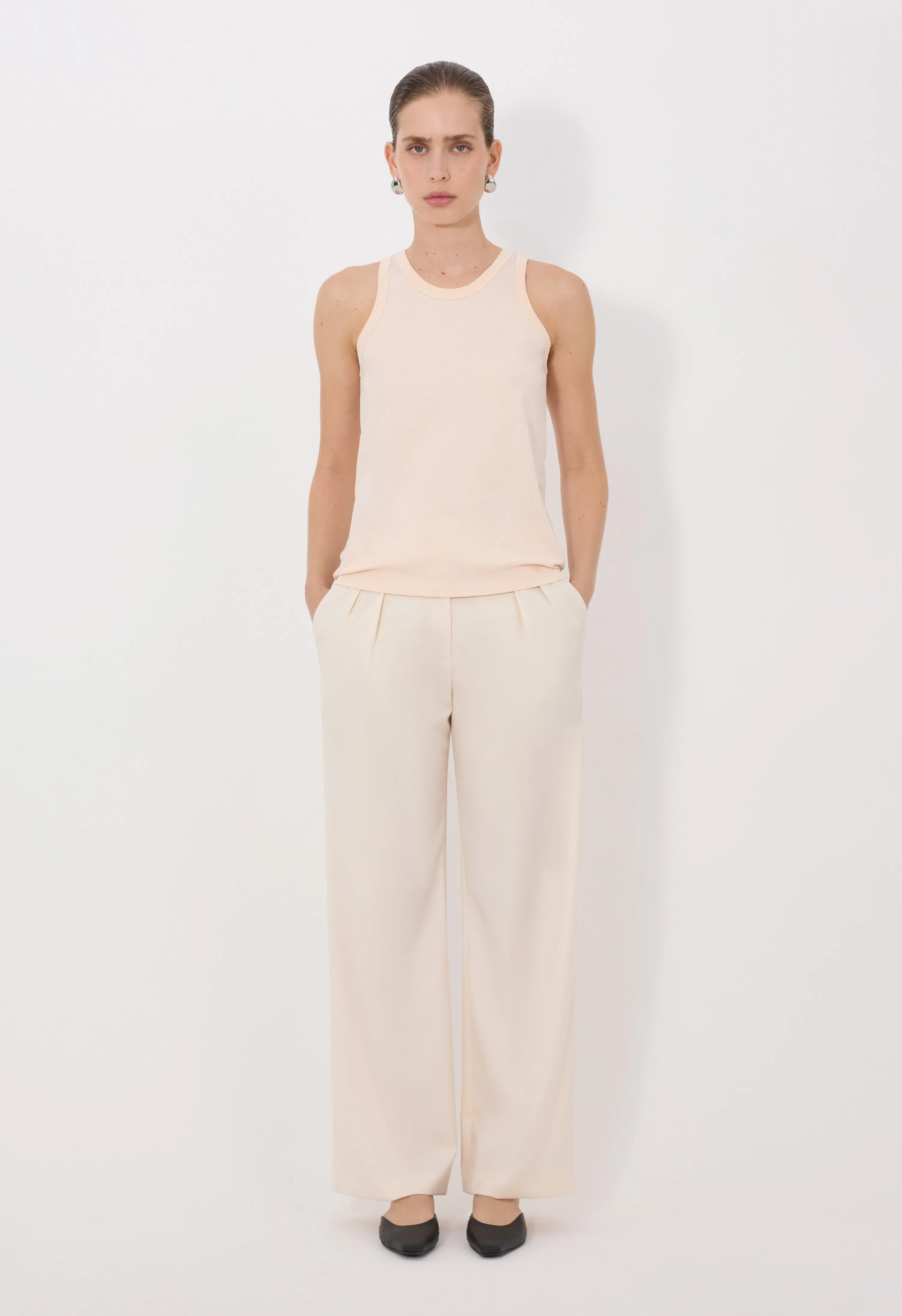 POSO LDS Supima cotton Tank top sold by Loulou De Saison