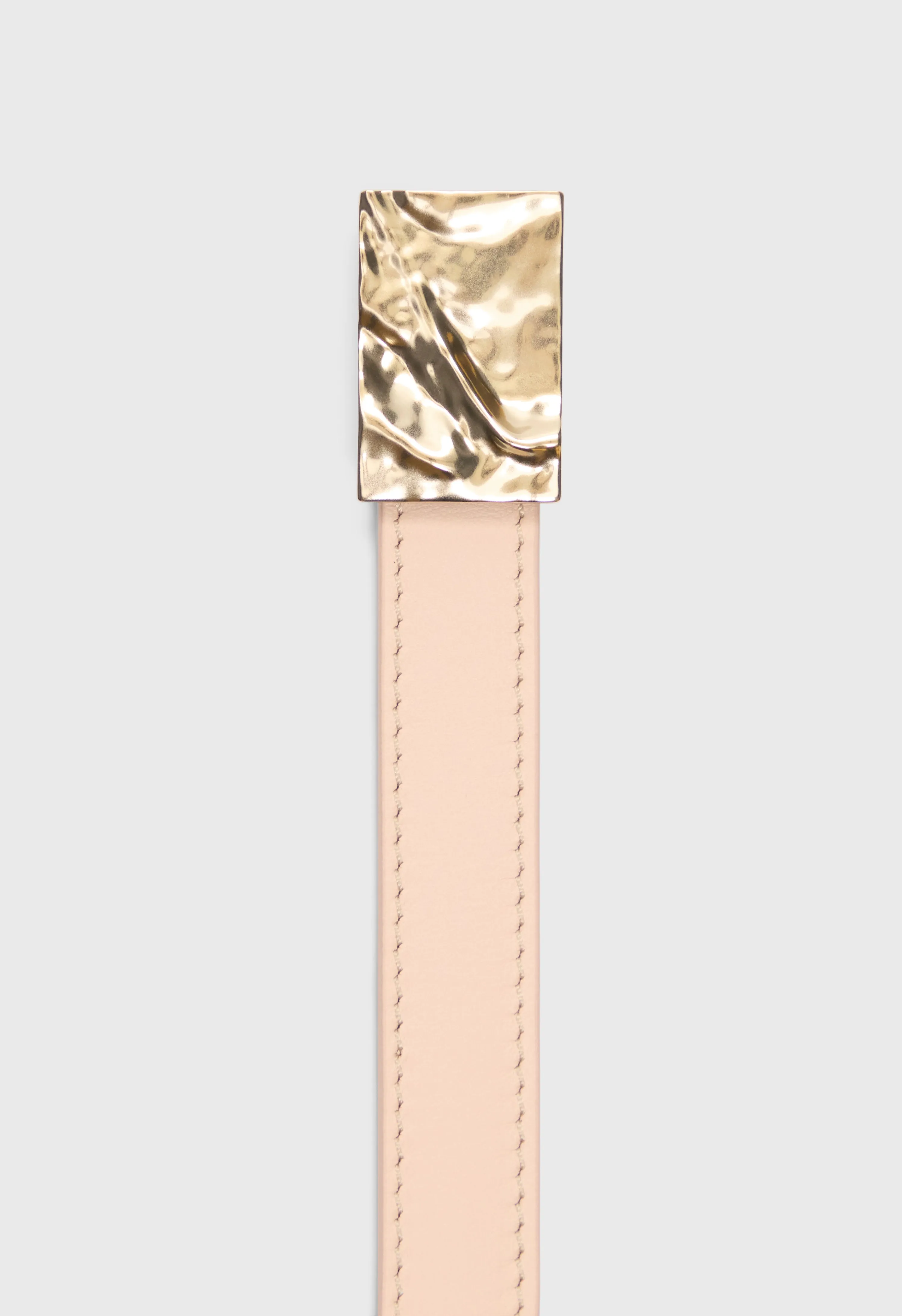 MINAR LDS Calf leather belt sold by Loulou De Saison