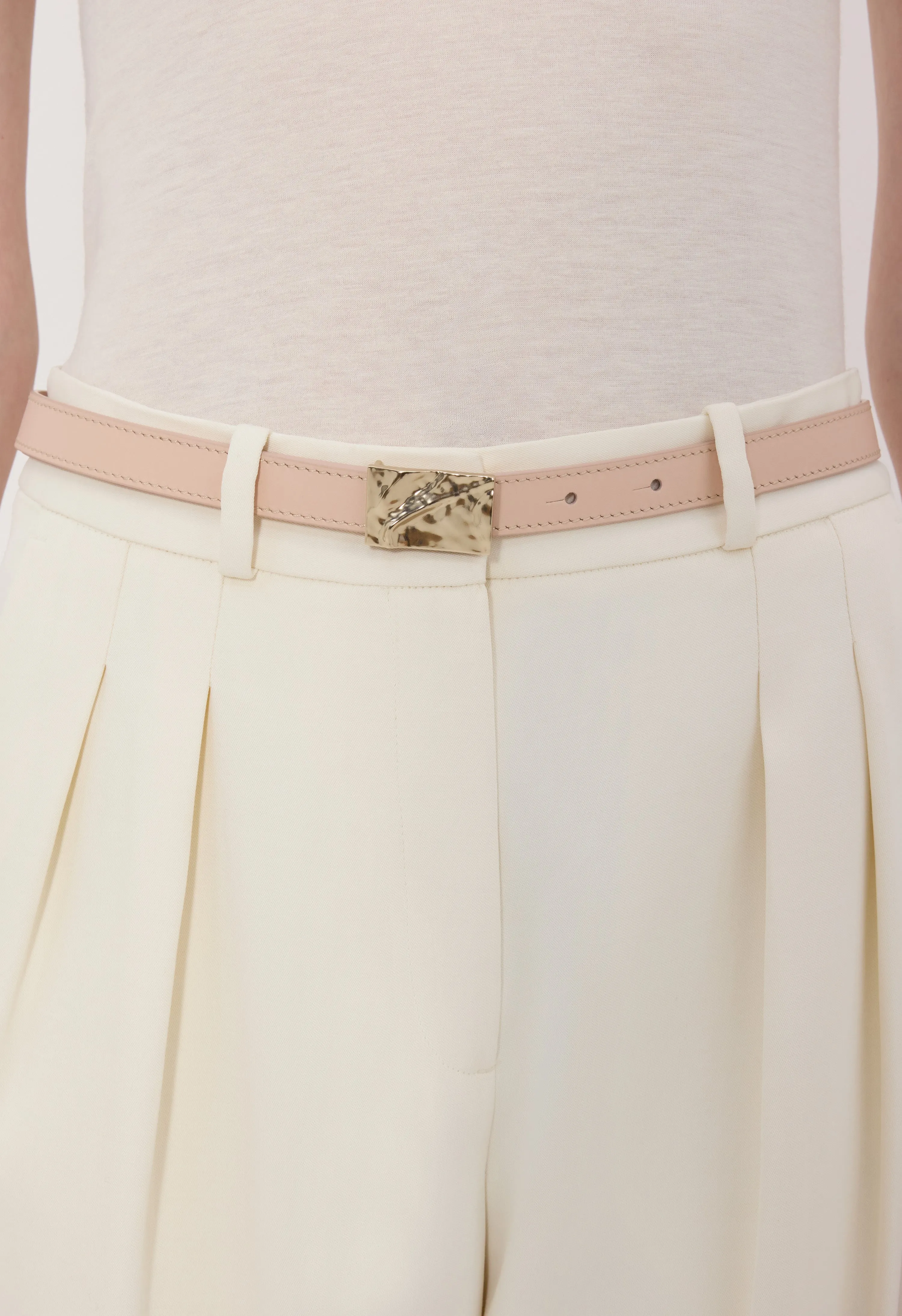 MINAR LDS Calf leather belt sold by Loulou De Saison product image thumbnail 2