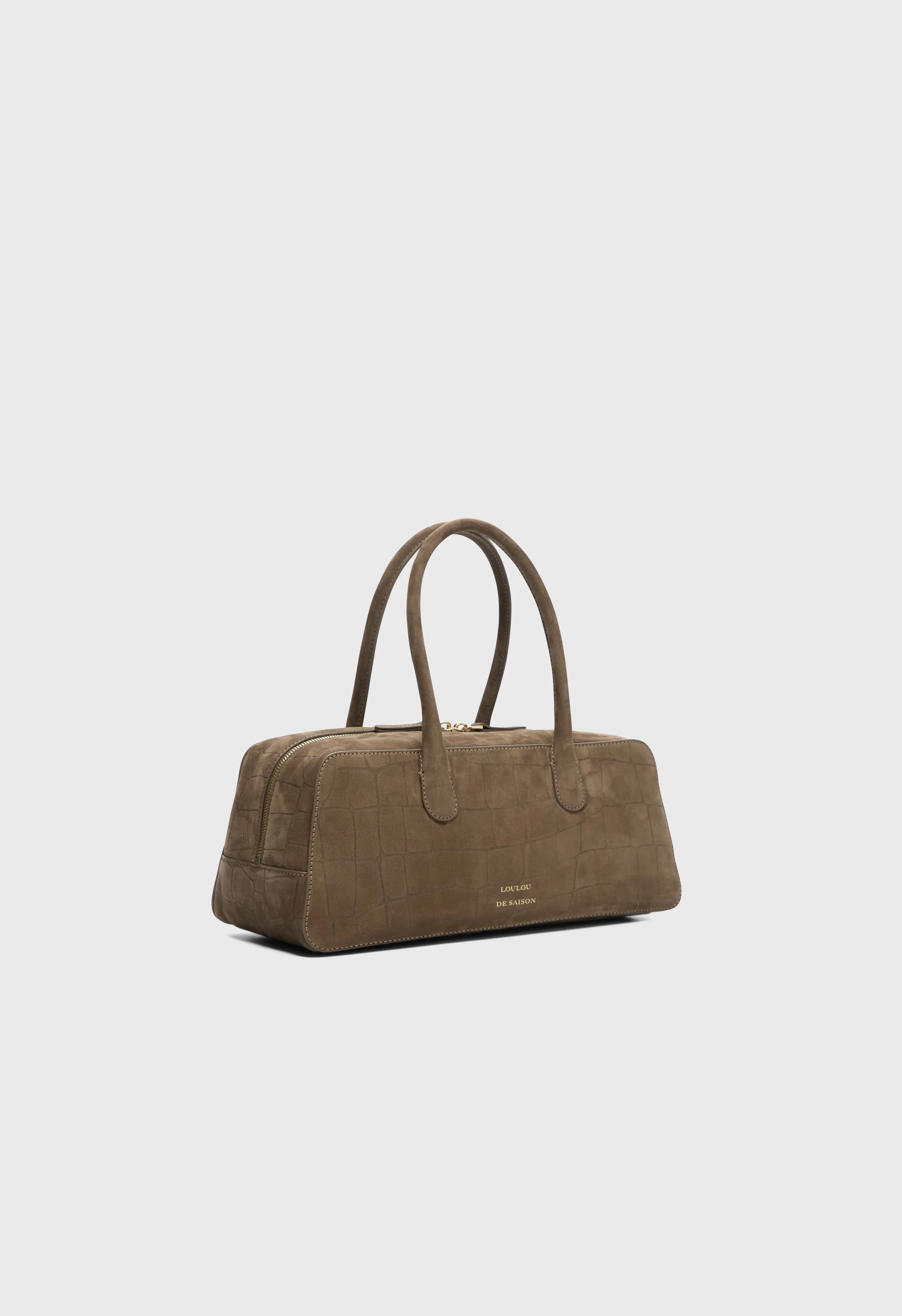 MAWI Embossed nubuck rectangular handbag sold by Loulou De Saison product image thumbnail 3