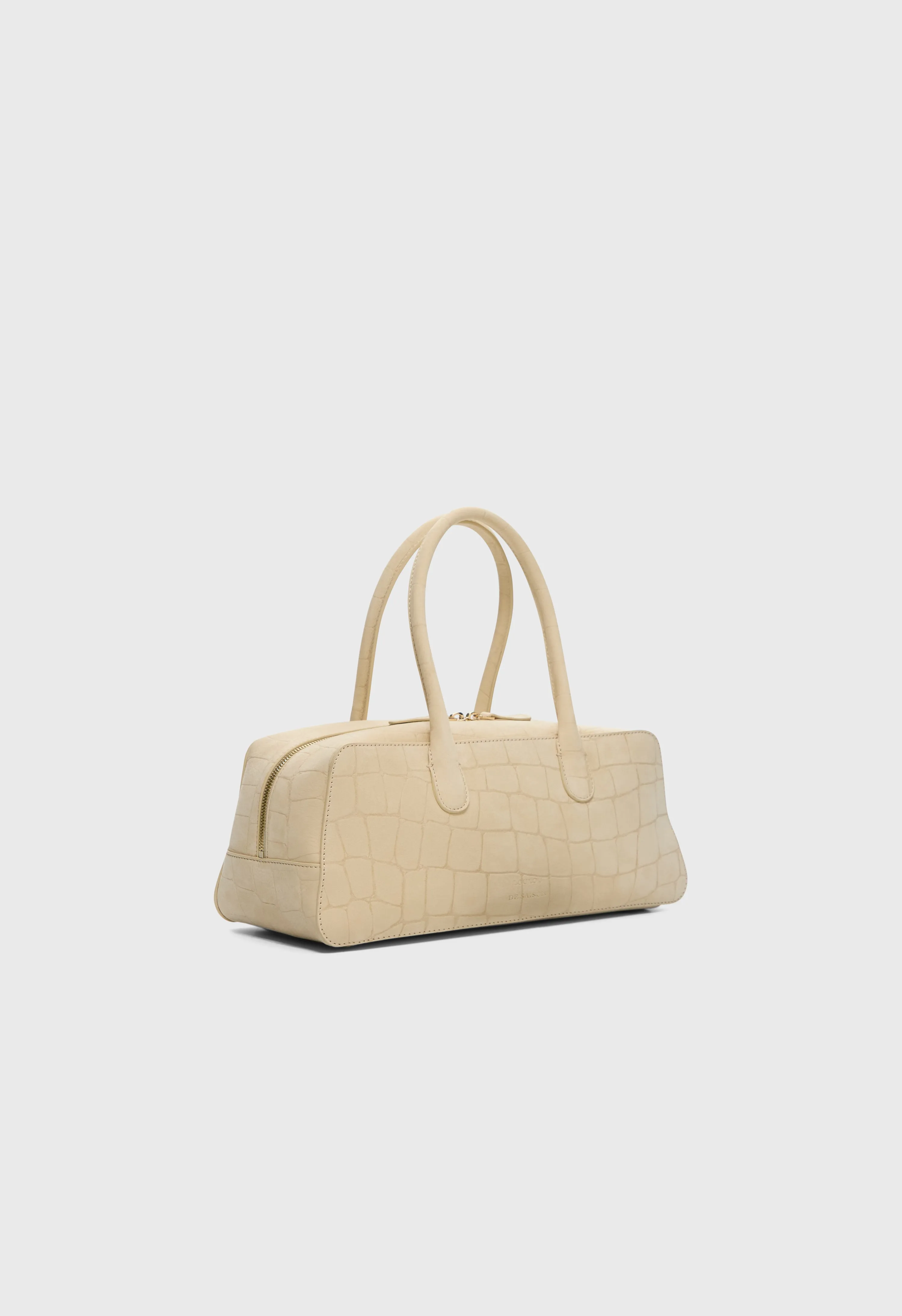 MAWI Embossed nubuck rectangular handbag sold by Loulou De Saison product image thumbnail 3