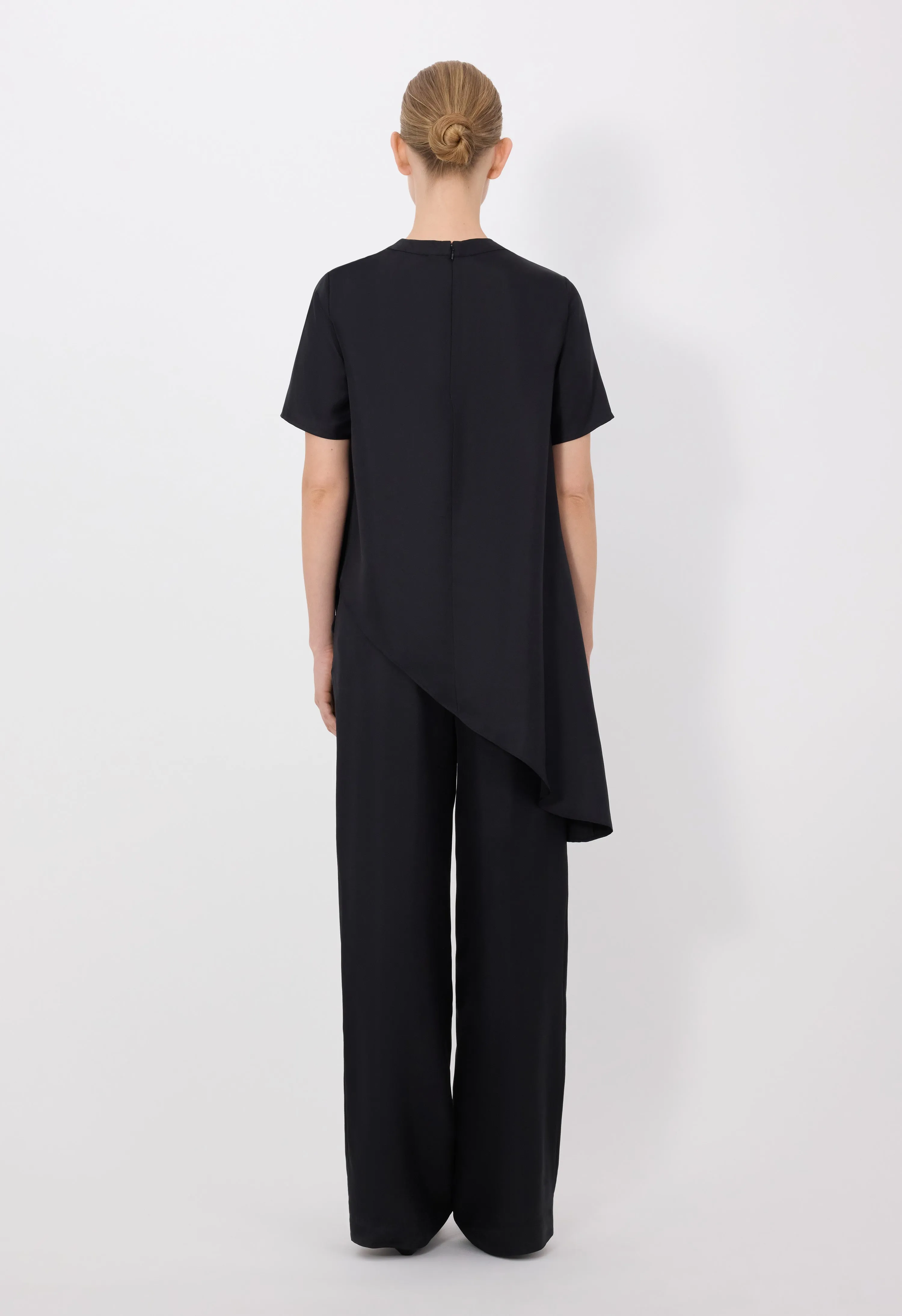 MADEA Asymmetric silk twill top sold by Loulou De Saison product image thumbnail 5